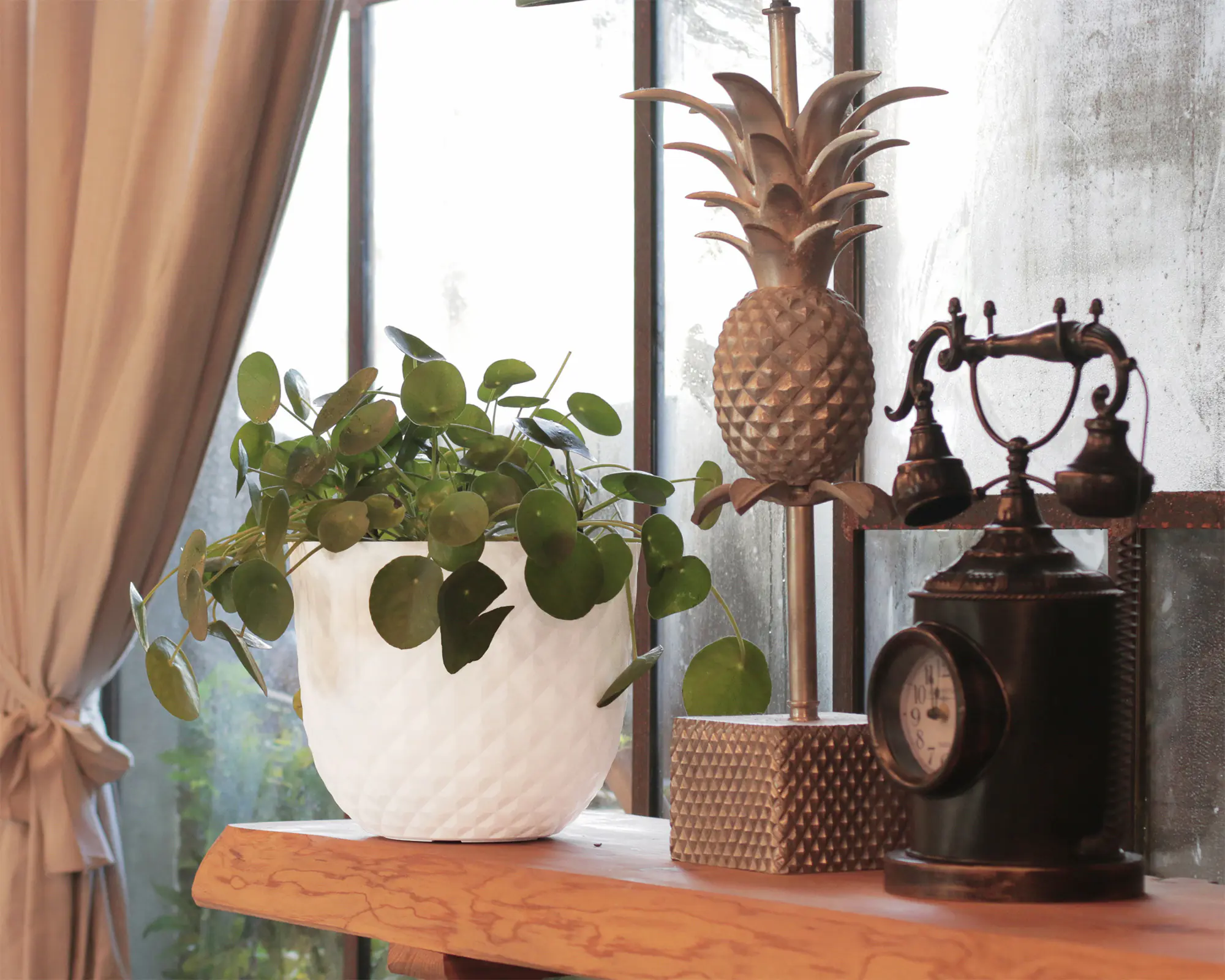 Artevasi Pflanztopf Havana Tropical Kunststoff grau matt Ø 50 x 42 cm