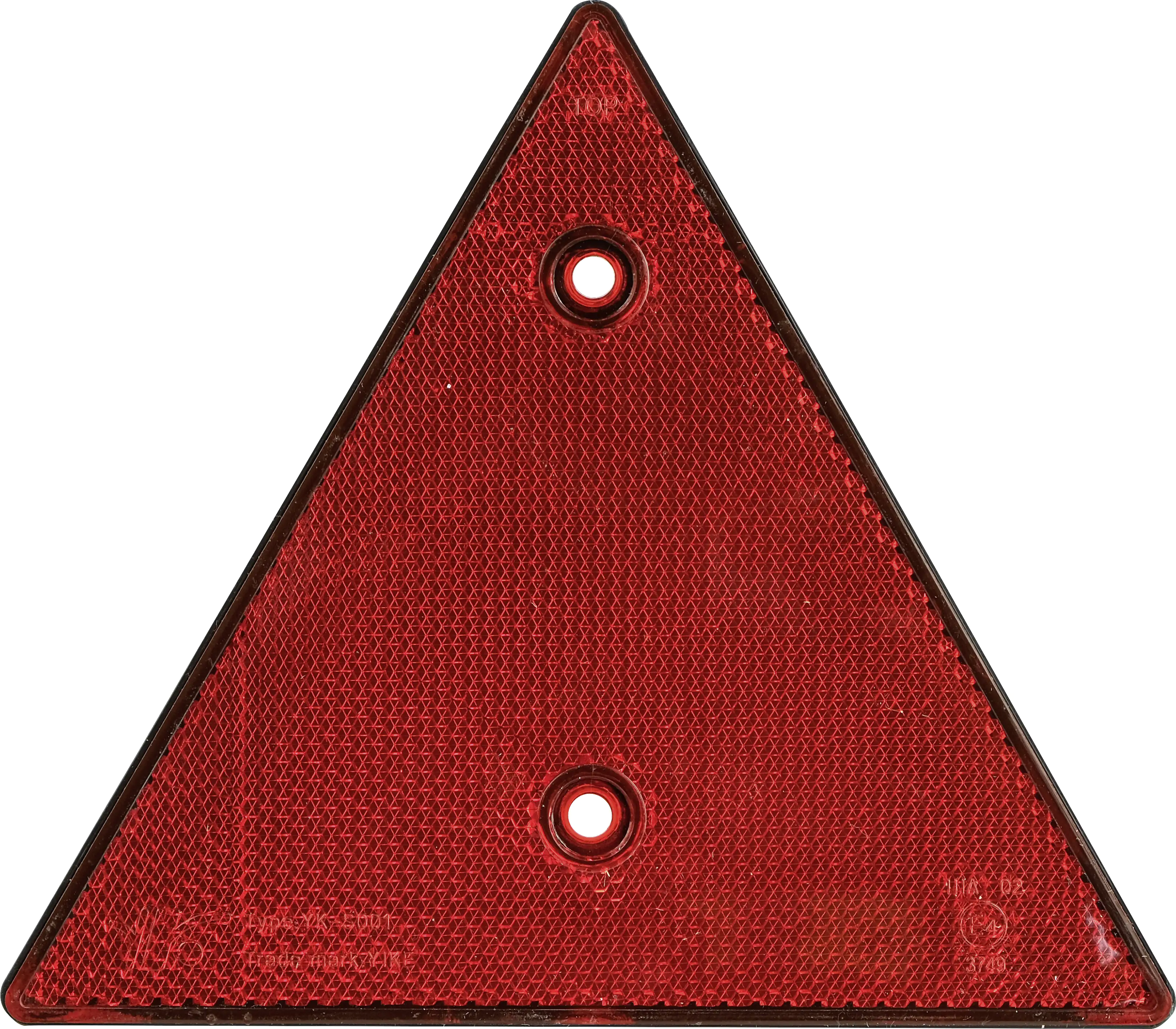 LAS Reflektor dreieckig rot 2 Stück