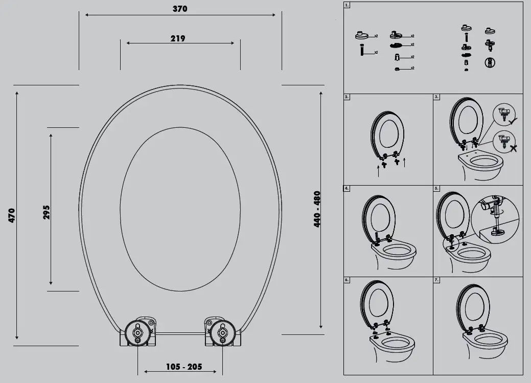 Primaster WC-Sitz mit Absenkautomatik Strand weiß