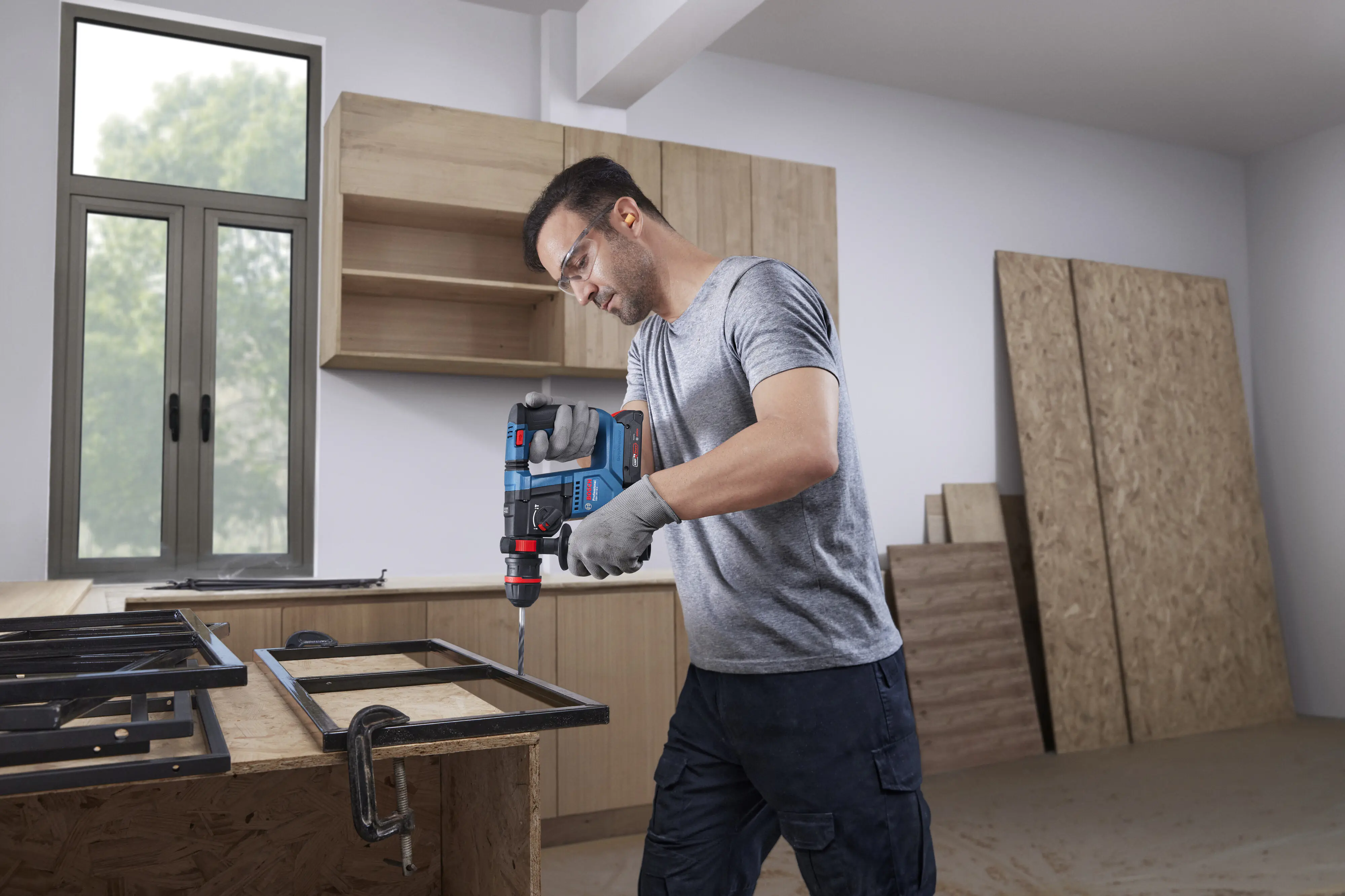 Bosch Professional Akku-Bohrhammer GBH 18V-18 X 18 Volt Solo