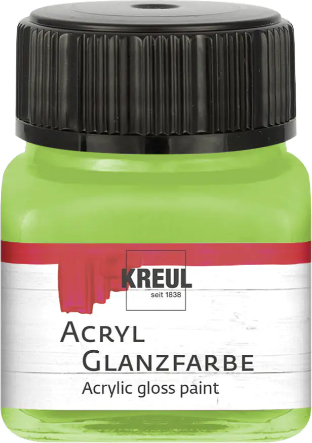 Kreul Acryl Glanzfarbe lindgrün 20 ml