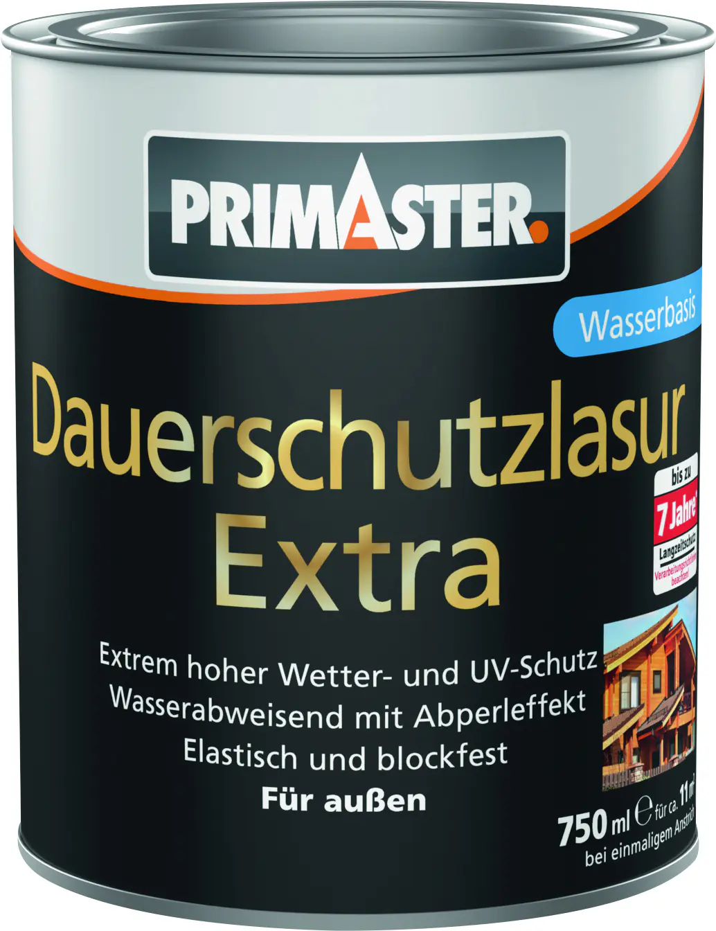 Primaster Dauerschutzlasur Extra 750 ml nussbaum
