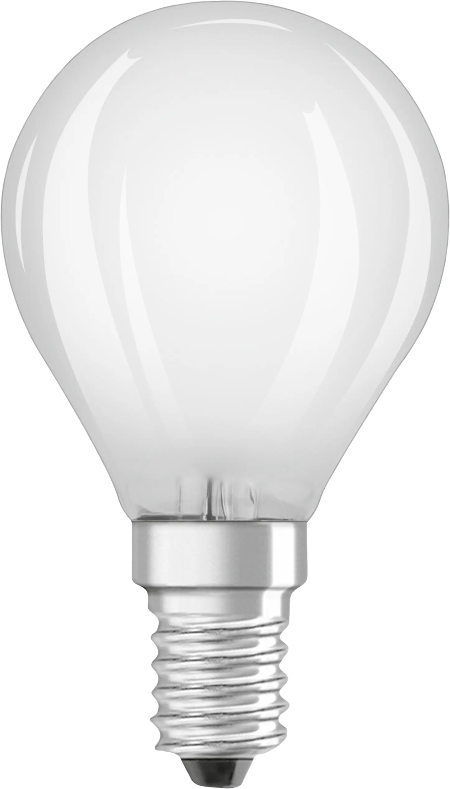 Bellalux LED Leuchtmittel Classic P40 E14 4W warmweiß, weiß matt