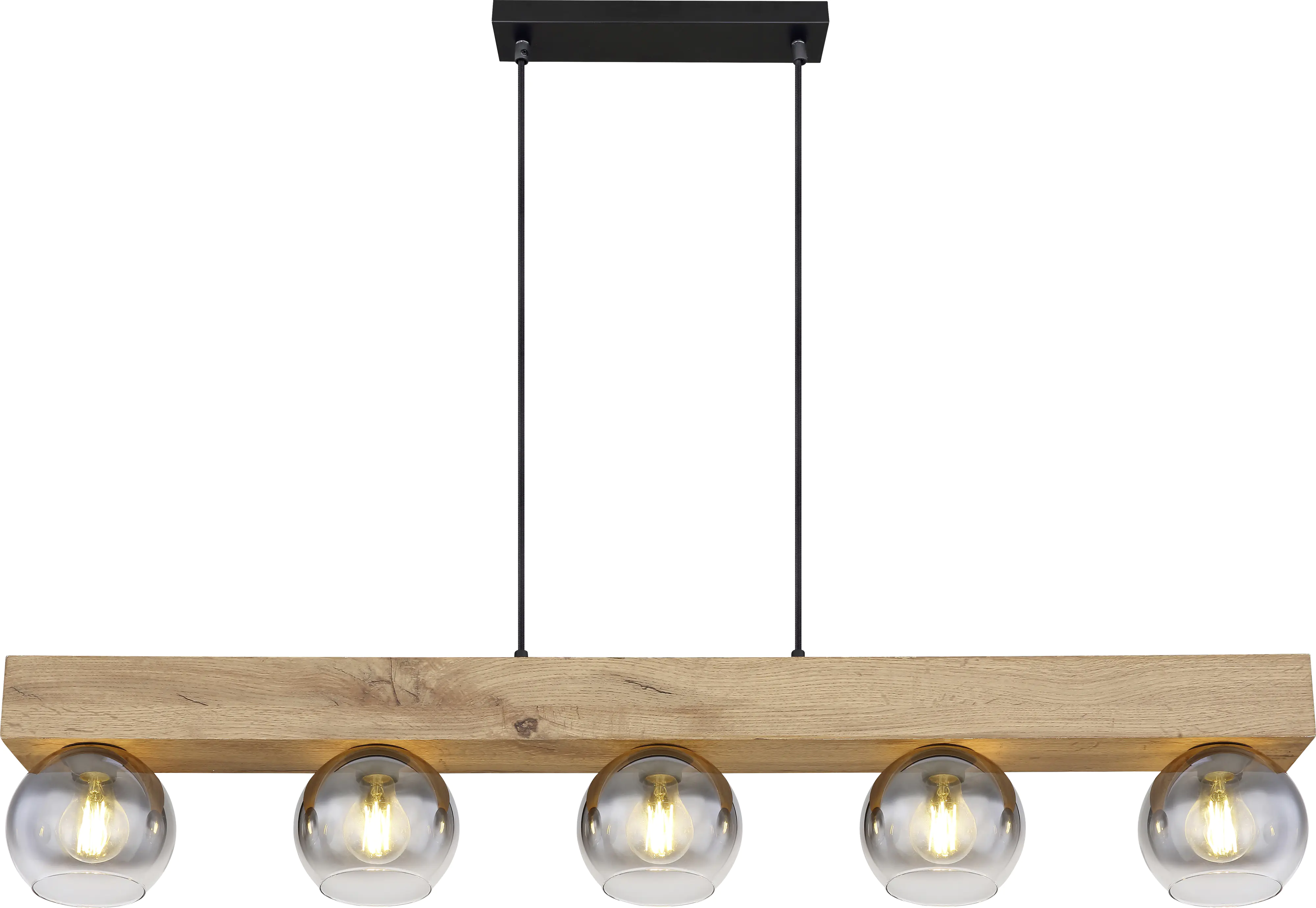 Globo Hängeleuchte Moitas 115 x 120 cm holz rauchfarben E27 