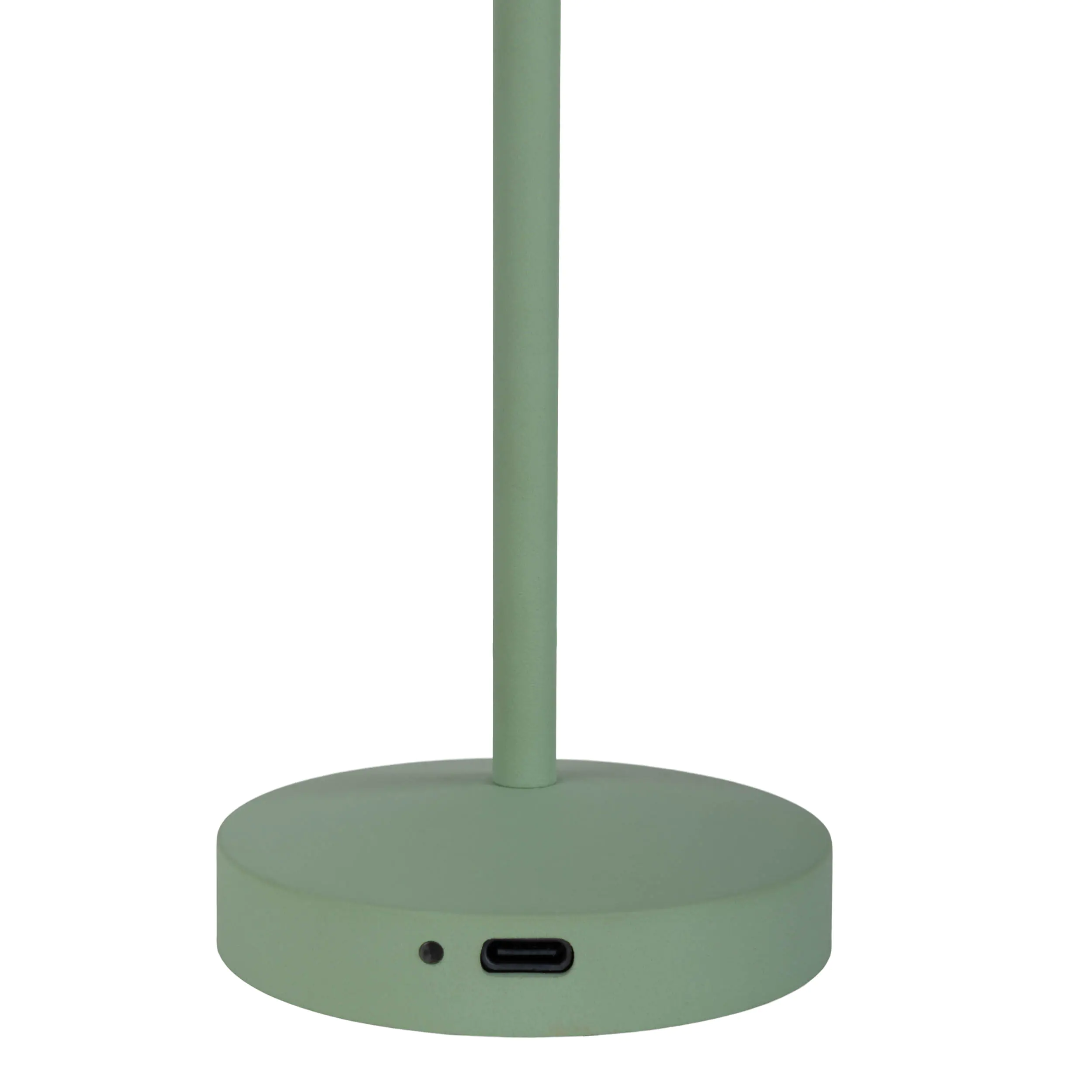 Light & More LED Akku-Tischleuchte Gomba mint dimmbar