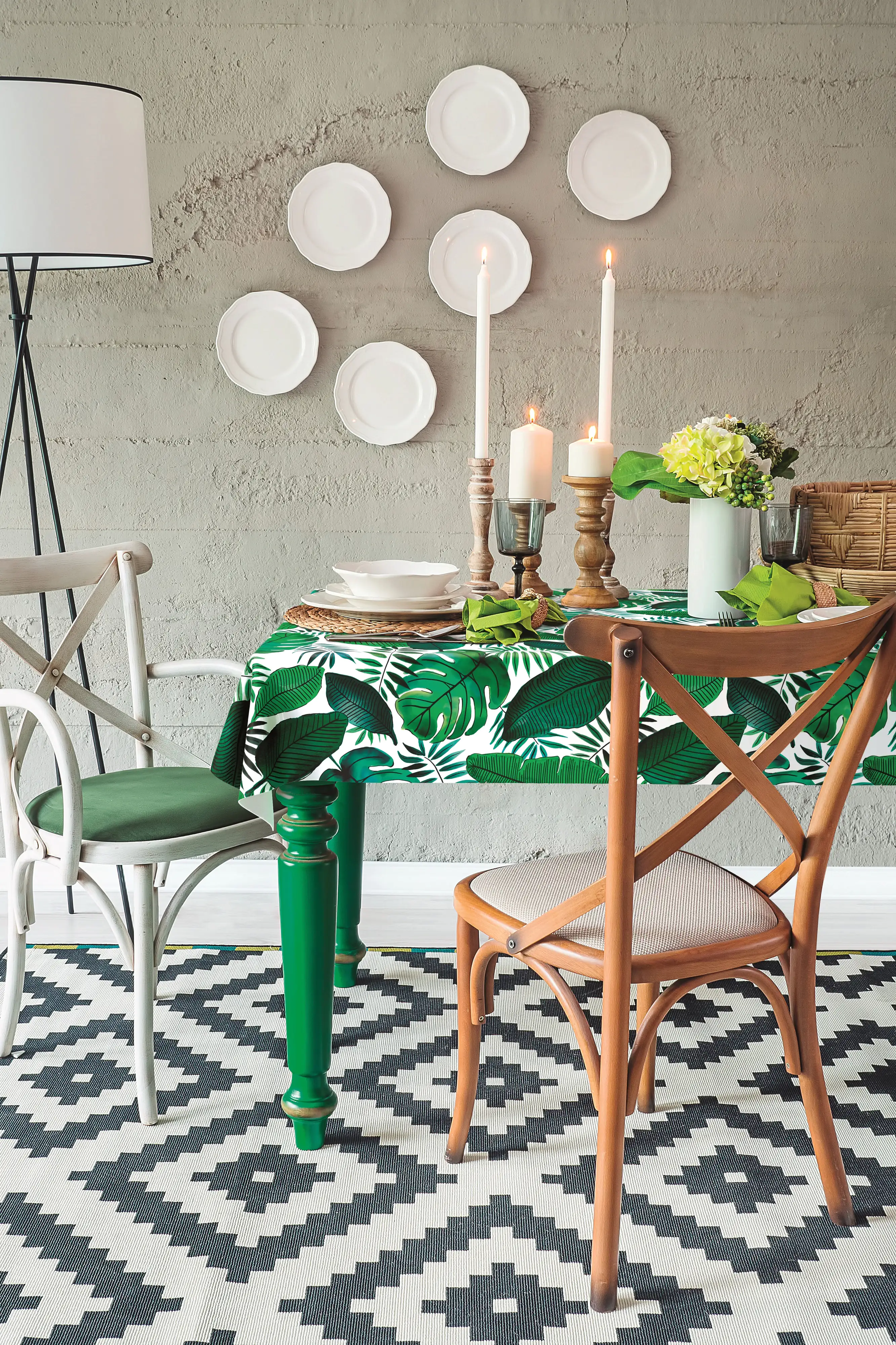 d-c-table Tischdecke Manhattan Vlies Java 140 x 180 cm