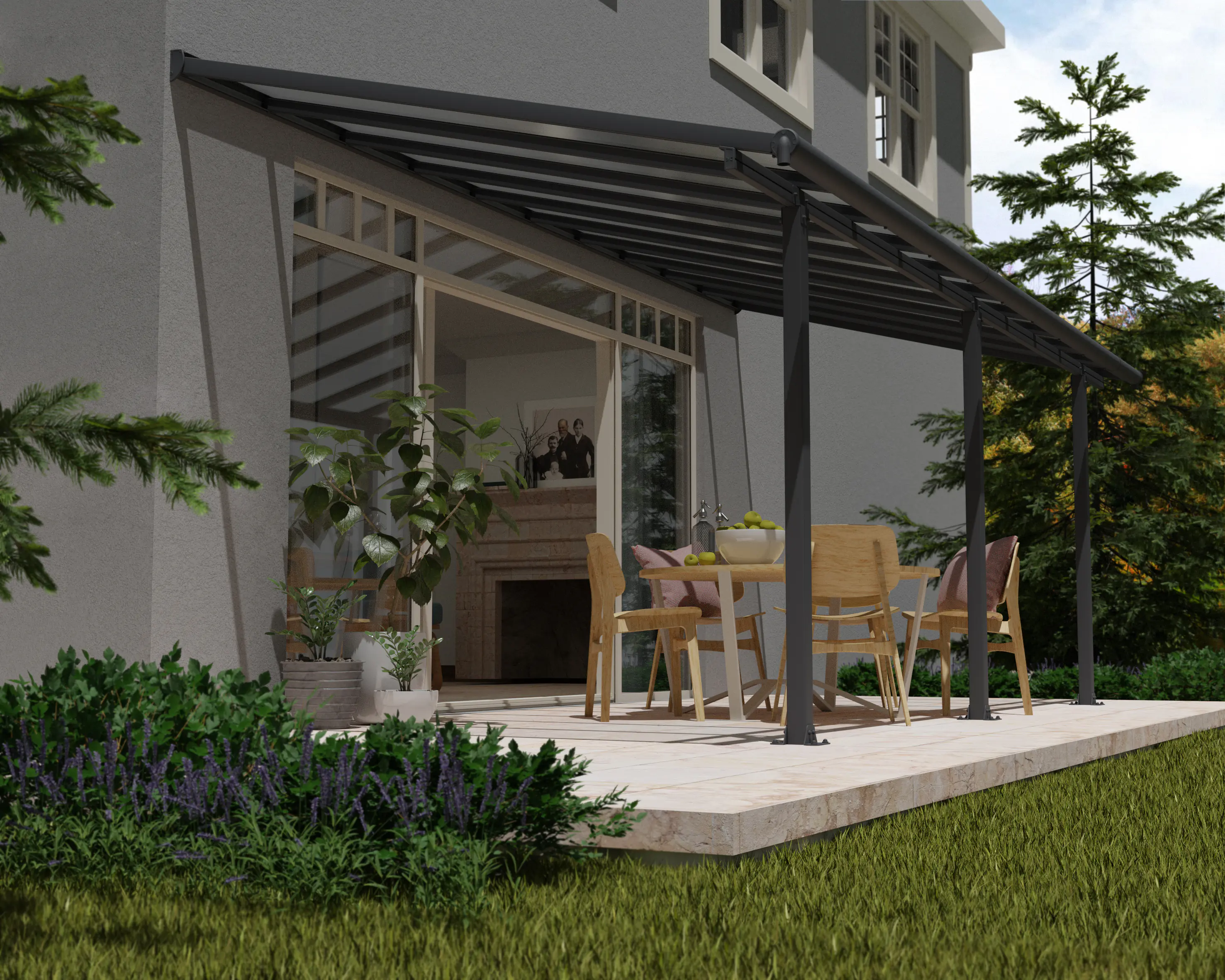Canopia Terrassenüberdachung Olympia 3x6.1