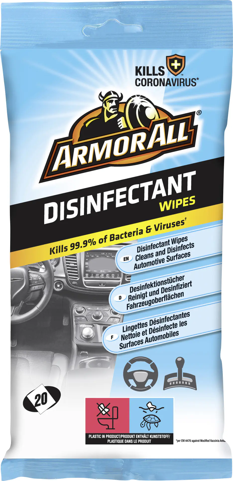 Armor All Desinfektionstücher 20 Stück