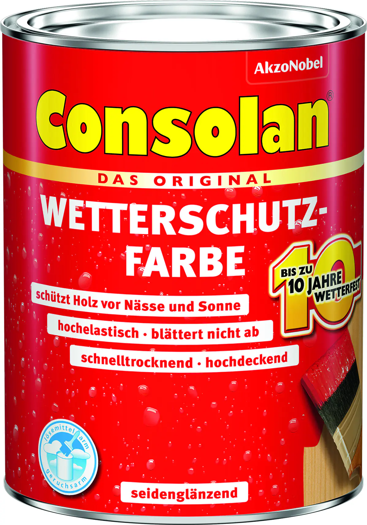 Consolan Wetterschutz-Farbe 0,75 L weiß 