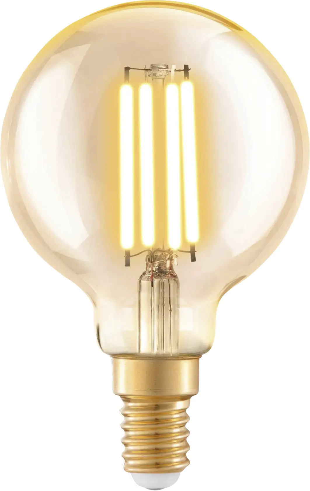 Eglo LED Leuchtmittel G60 E14 Globeform 4 W warmweiß amber