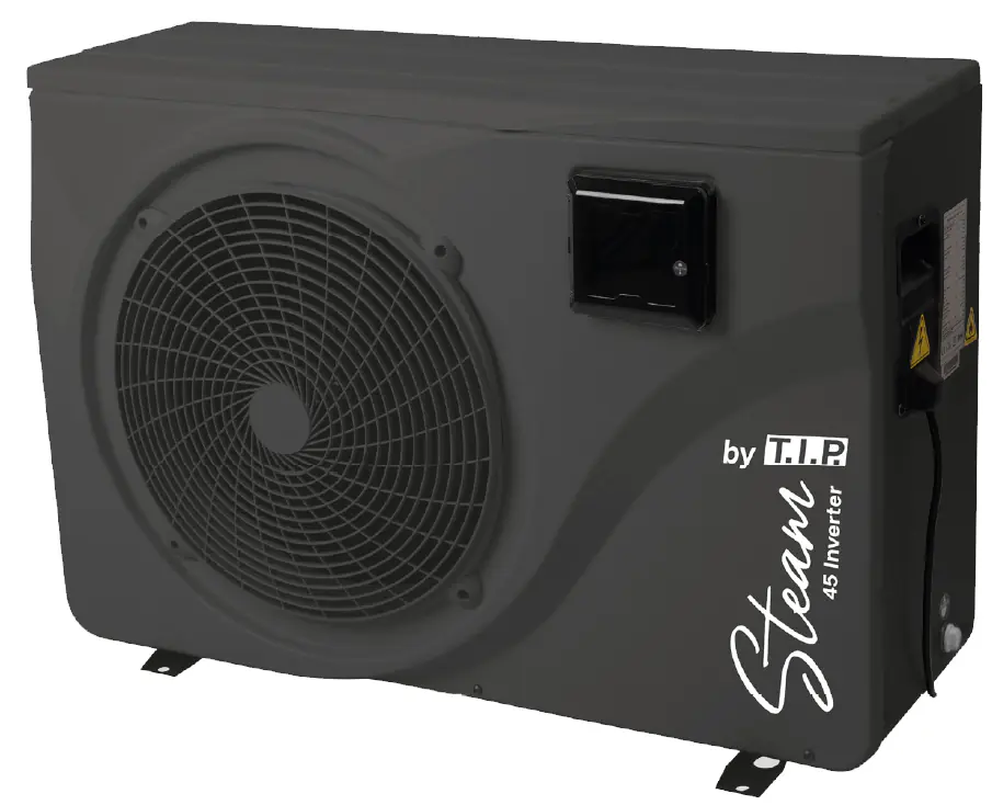 T.I.P. Pool-Wärmepumpe STEAM 45 Inverter, Invertertechnologie, für Pools bis 45 m³