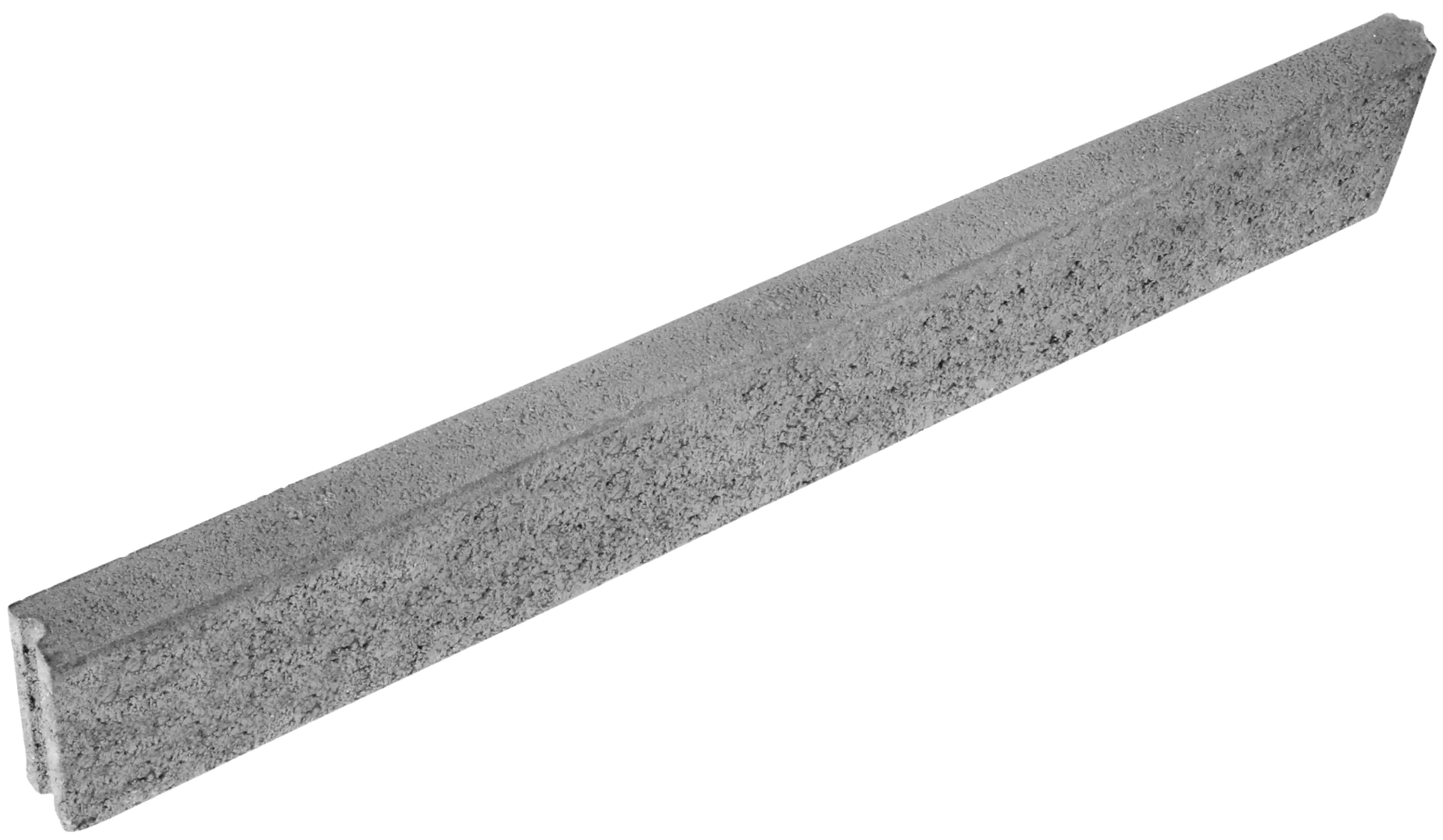 EHL Rasenkantenstein abgerundet 100 x 15 x 5 cm grau