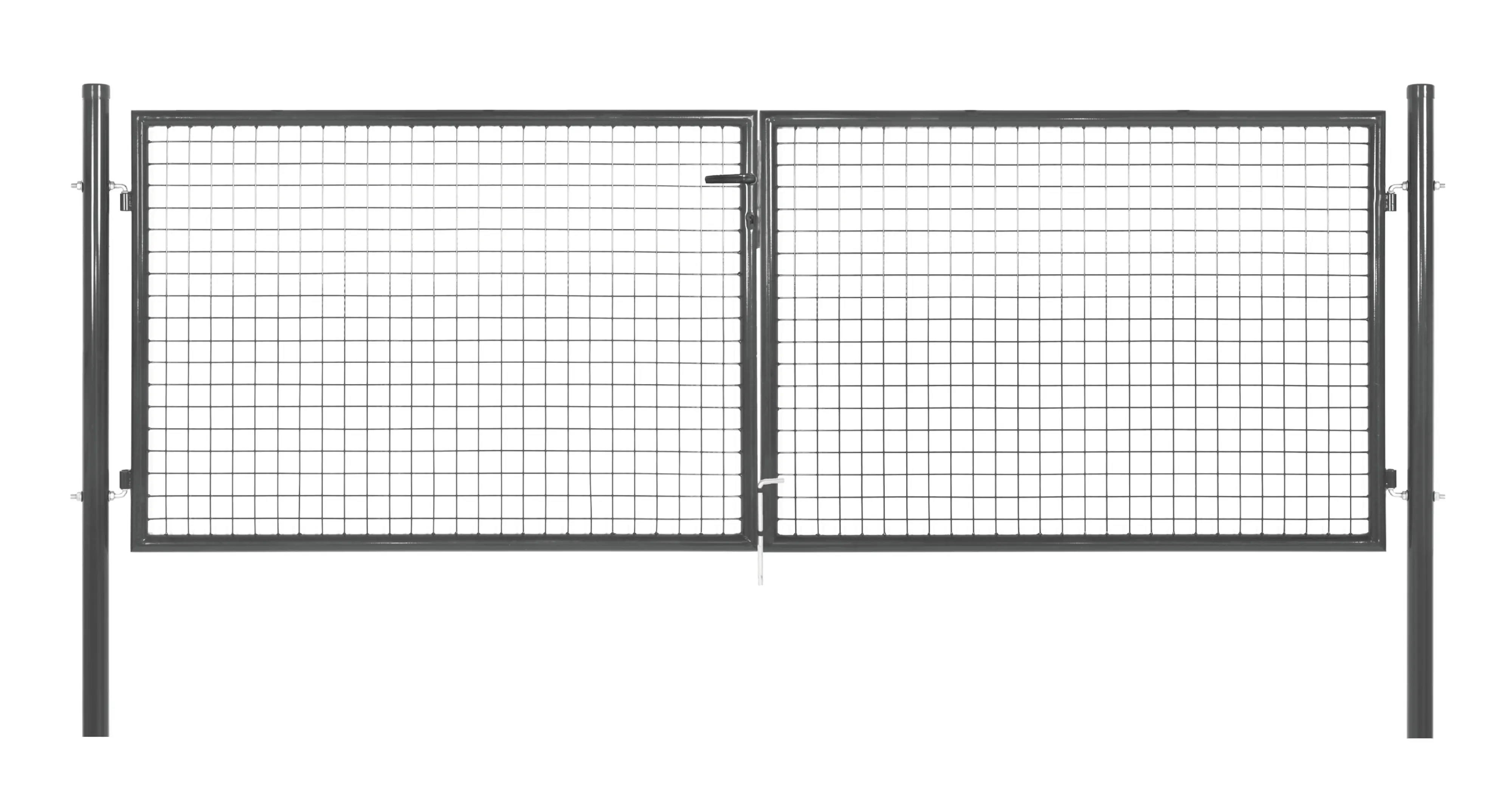 Floraworld Gartentor doppelflügelig Carat 100 x 300 cm anthrazit