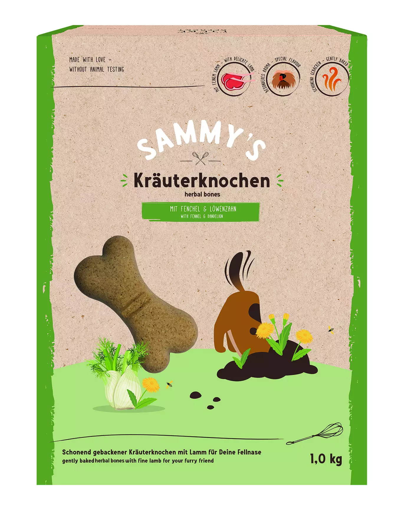 Sammys Kräuterknochen 1 kg