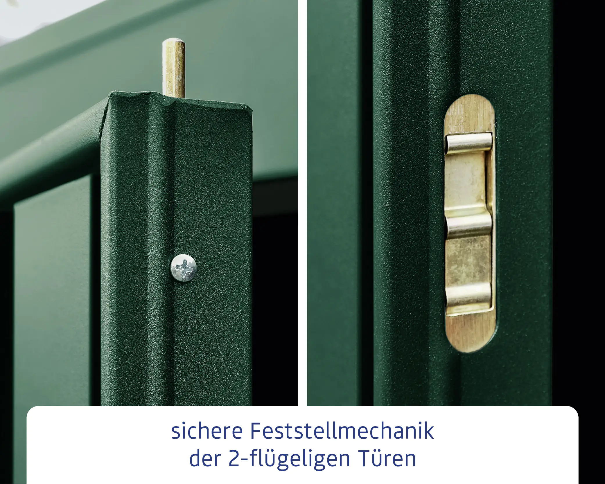 EcoStar Gerätehaus Trend-S Typ 3 323,6 x 247,7 x 219,4 cm moosgrün