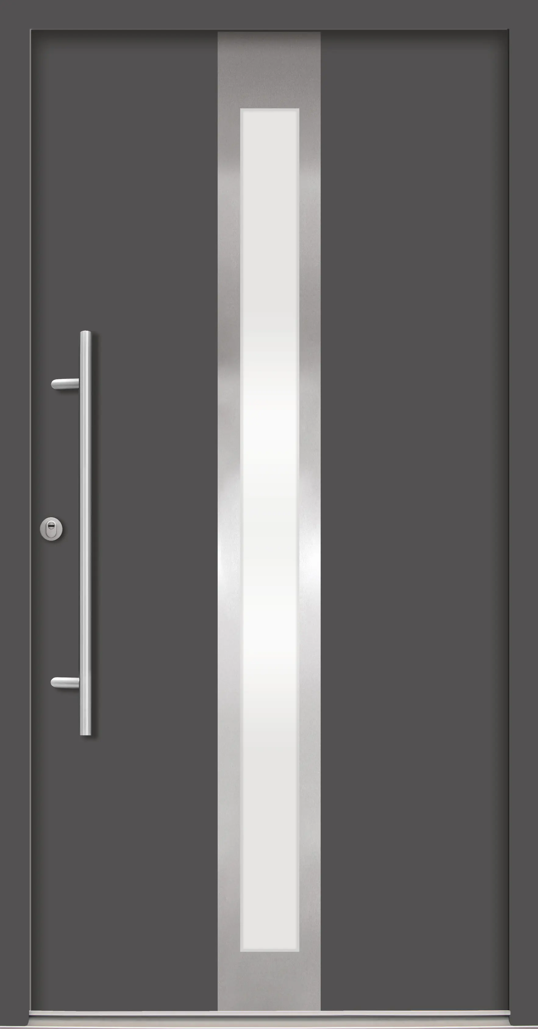 Splendoor Haustür Passivedoor Premium B01 RC2 Anthrazit DIN Links 100 x 210 cm