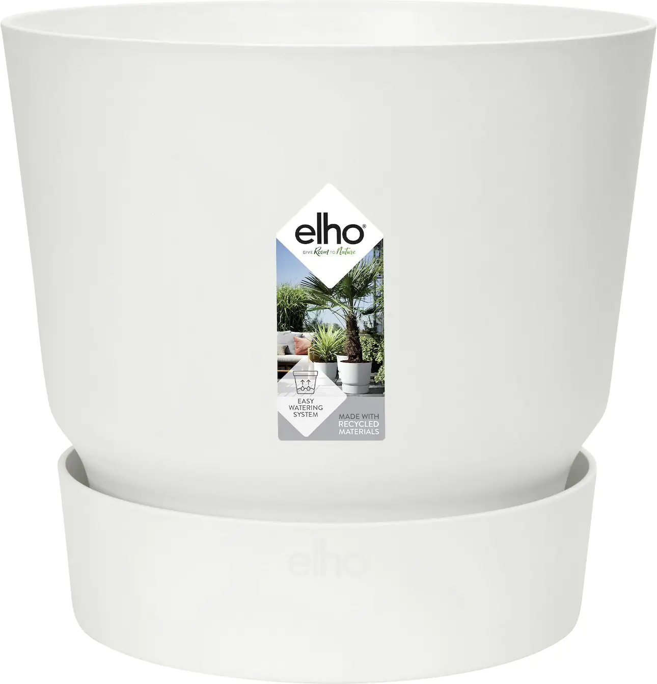 Elho Pflanztopf Greenville Ø 47 x 44 cm weiß