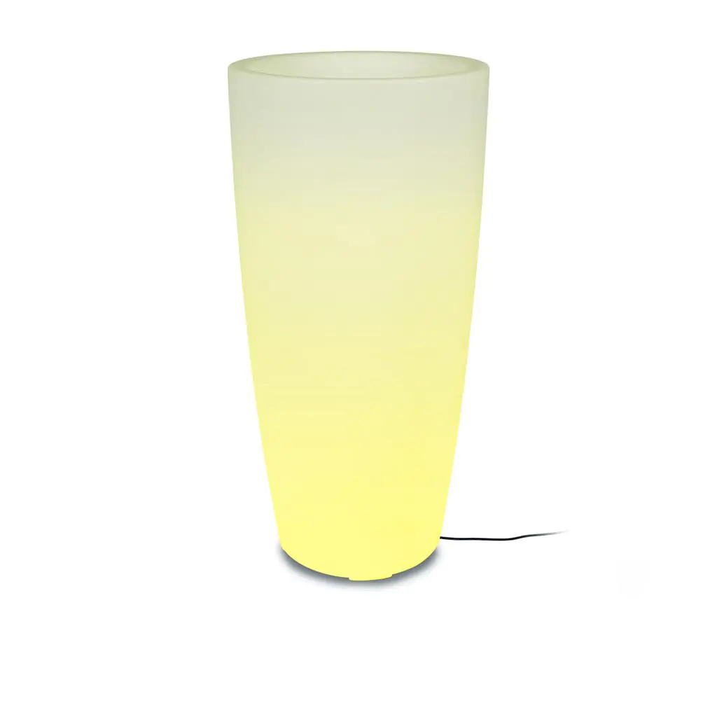 Smartwares LED Blumentopf IDE-60071 weiß 75 x 40 cm RGBW 