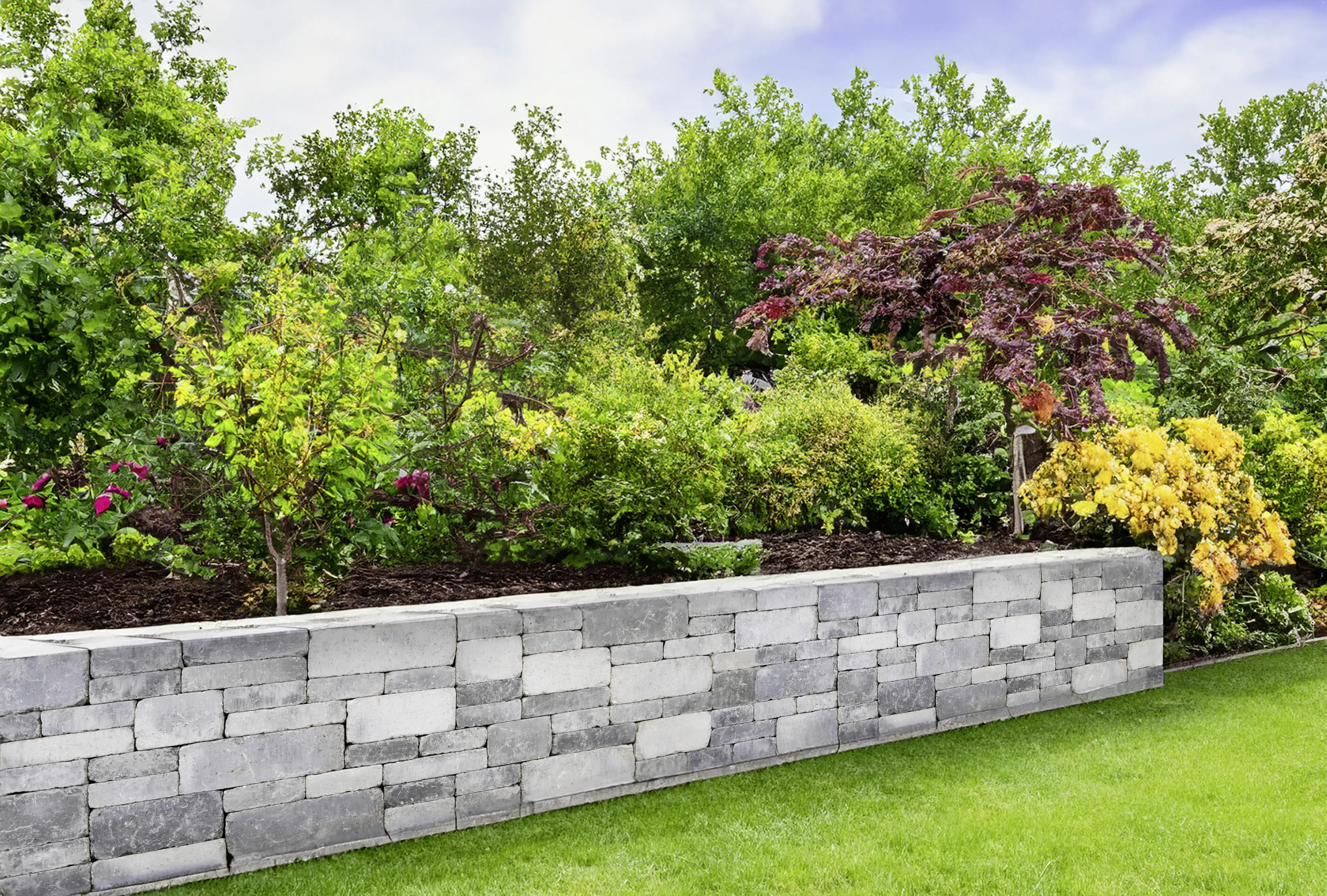 EHL Pflasterstein Verona Antik 20 x 20 x 7 cm grau-anthrazit-nuanciert