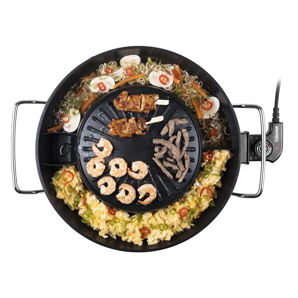 Tristar Hotpot PZ-9131 Elektro-Fondue & Grill Set, 1800 Watt