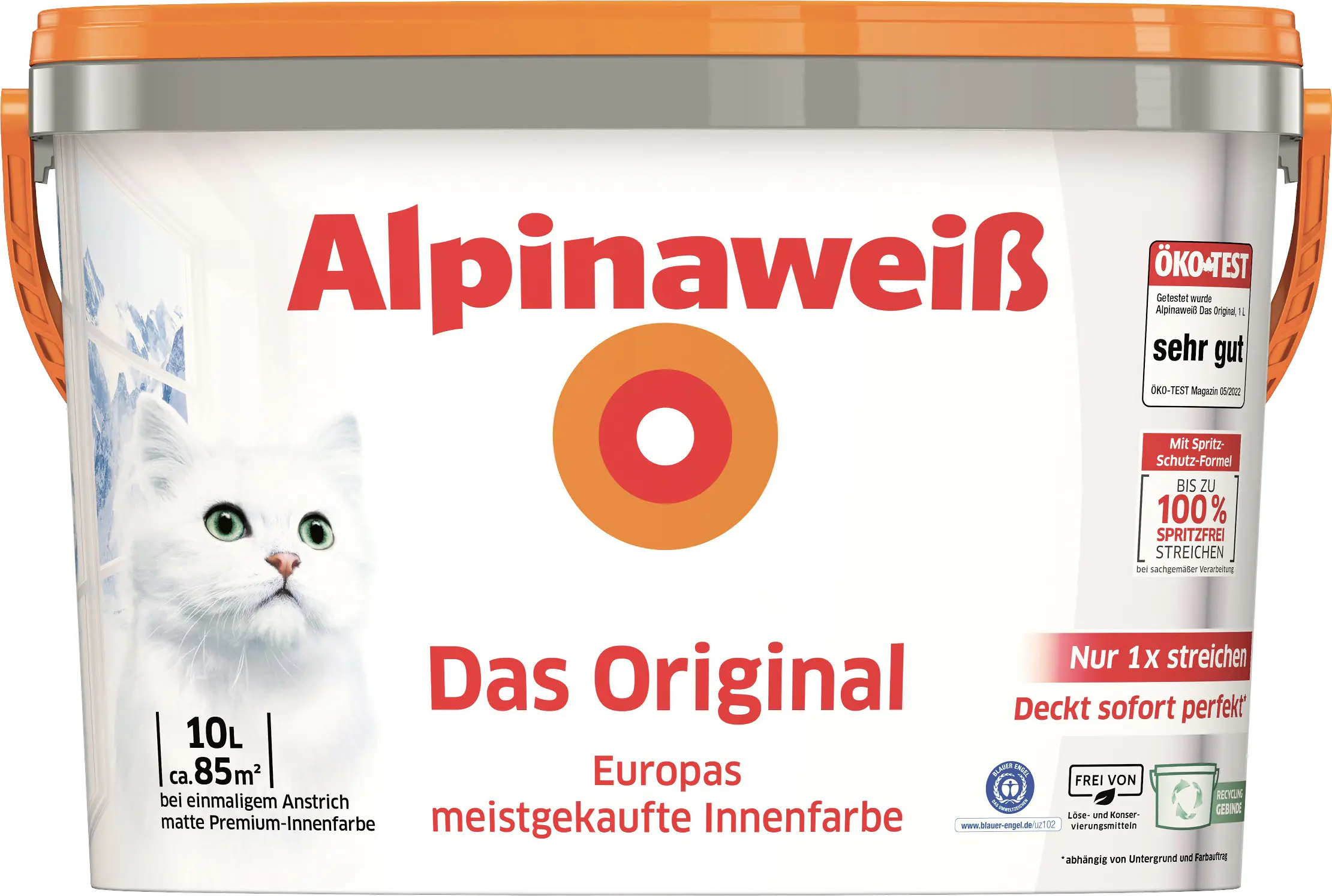 Alpinaweiß Das Original 10 L weiß matt