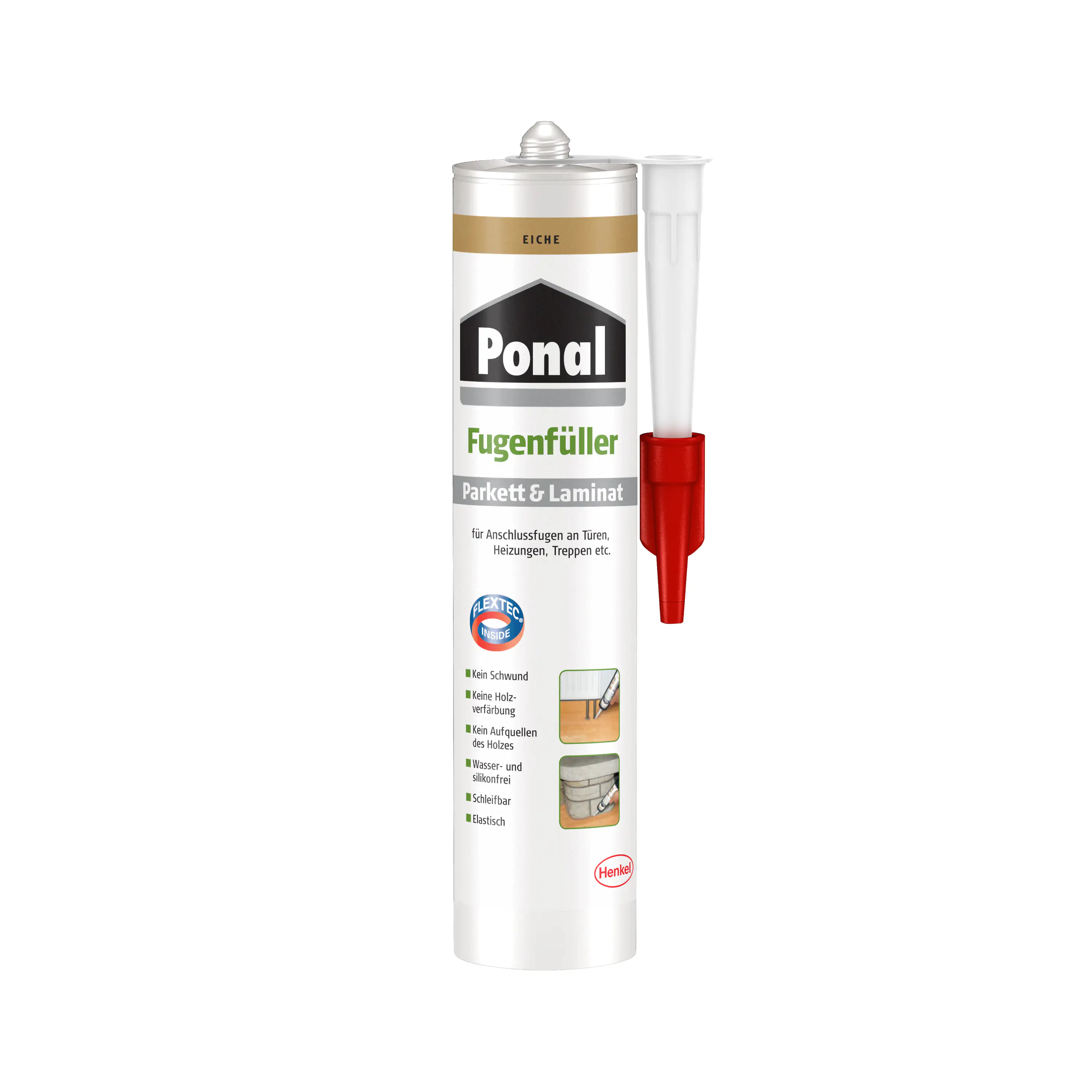 Ponal Fugenfüller Parkett & Laminat 280 ml Kartusche, Eiche