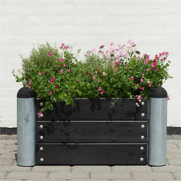 Plus Hochbeet Pipe 6a 80 x 80 x 36 cm