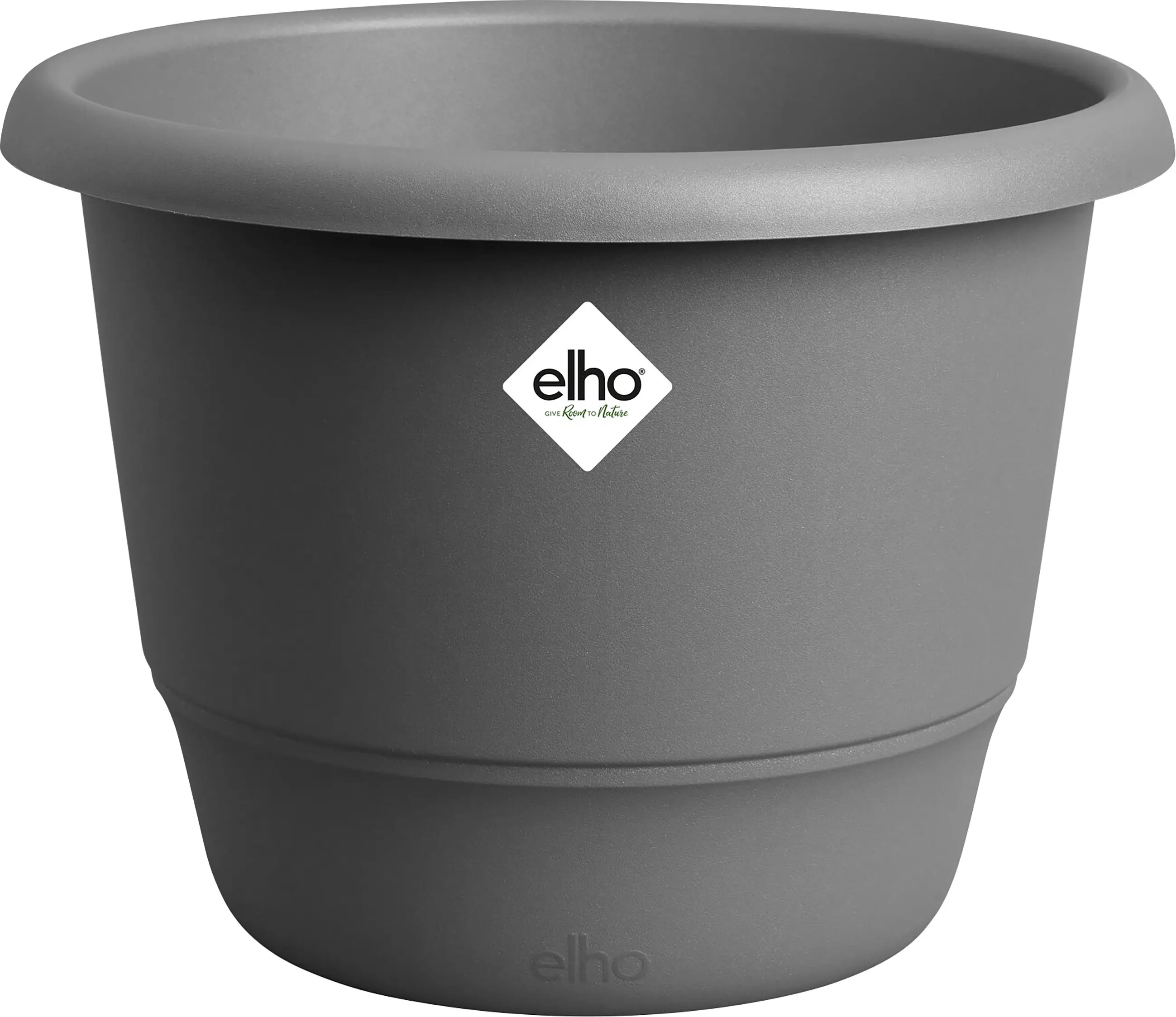 Elho Übertopf Amiga Kunststoff schwarz Ø 39 x 26 cm