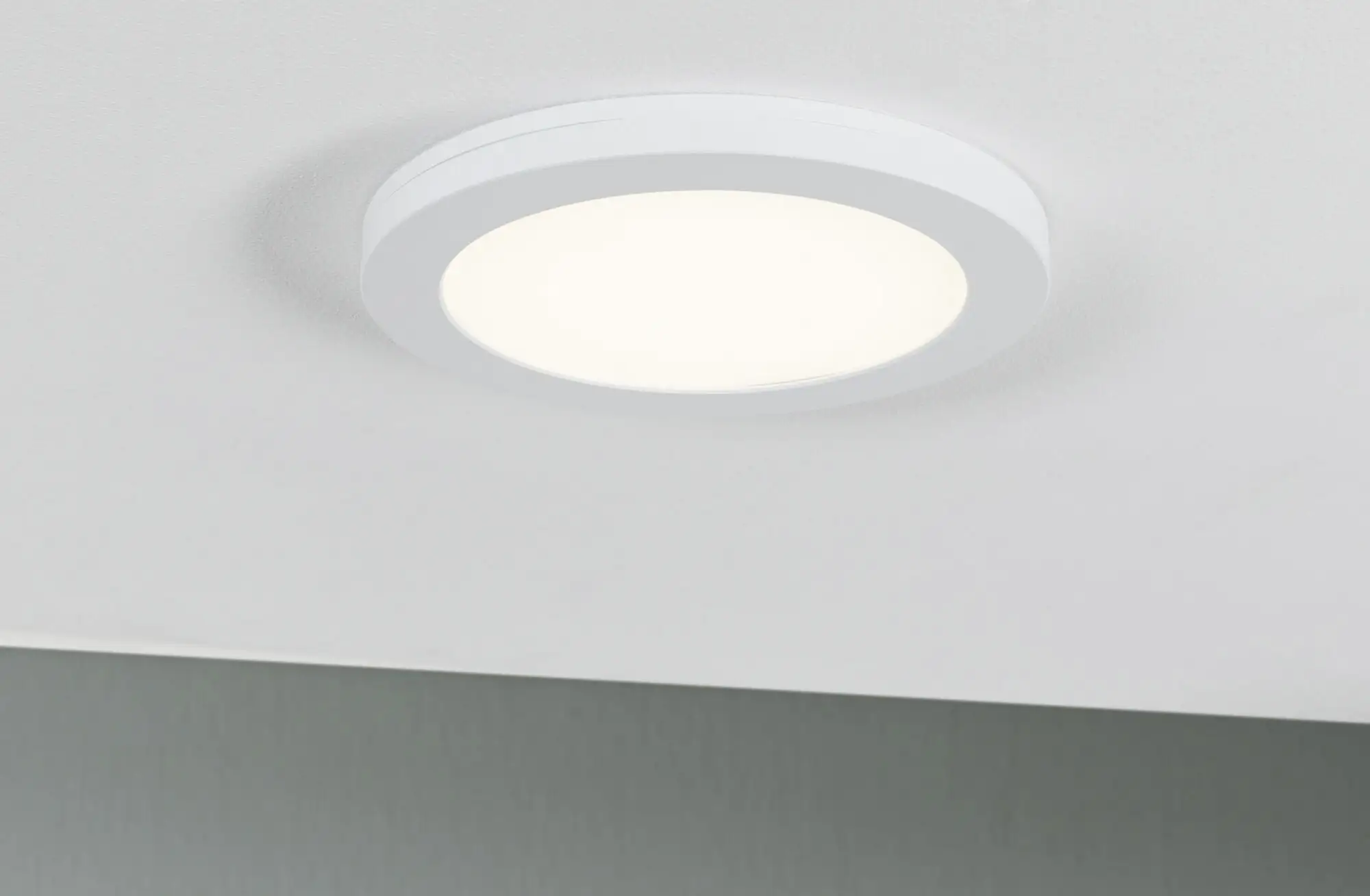 Paulmann LED Einbauleuchte Cover-it weiß 22,5 cm mit Bewegungsmelder, 16,5 W