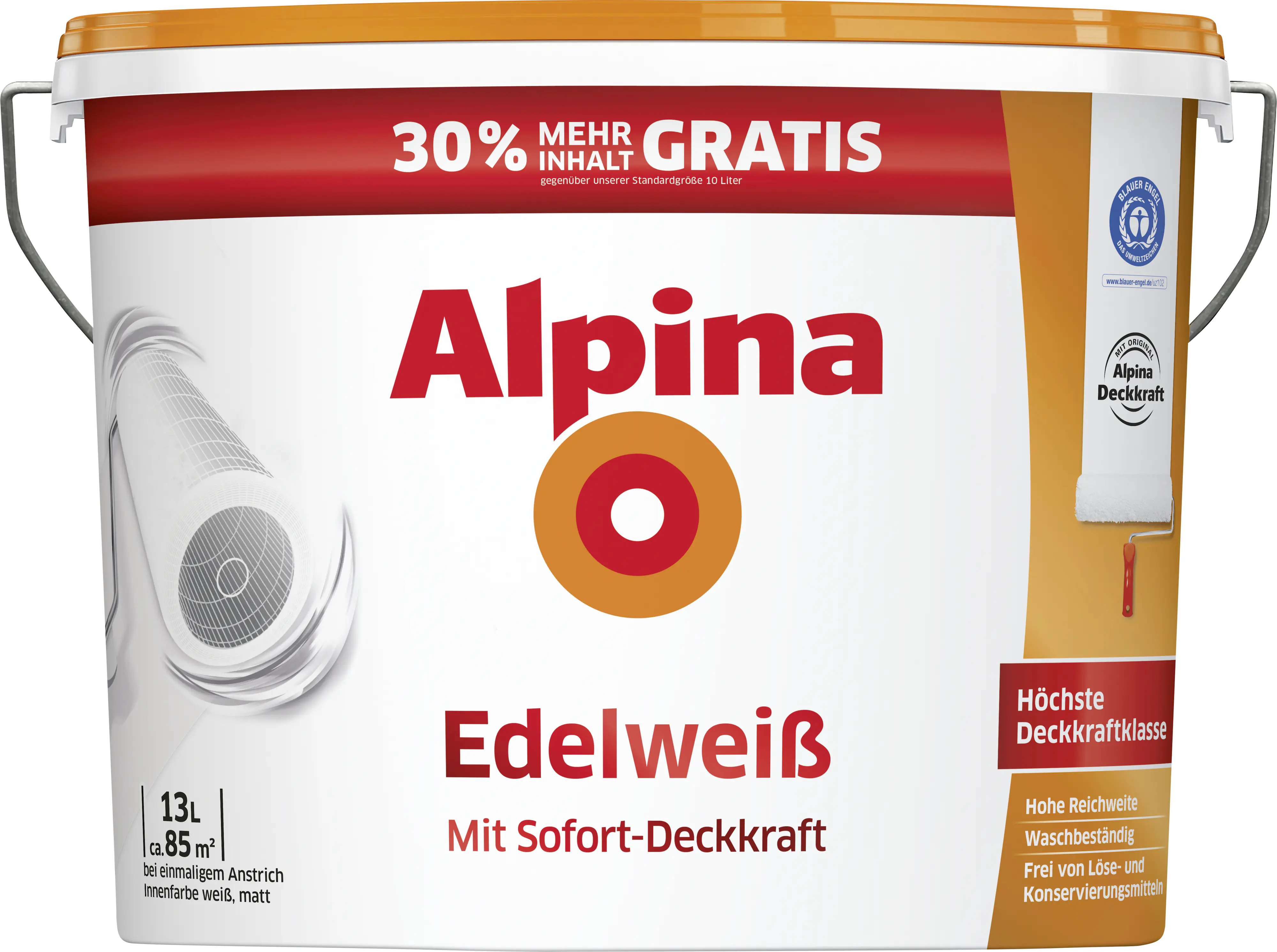 Alpina Wandfarbe Edelweiß 13 L