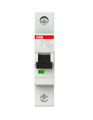 ABB Leitungsschutzschalter C16 16A, 1-polig, S201-C16
