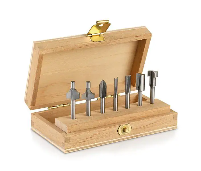 Dremel Fräser-Set 660 7-teilig mit Holzbox