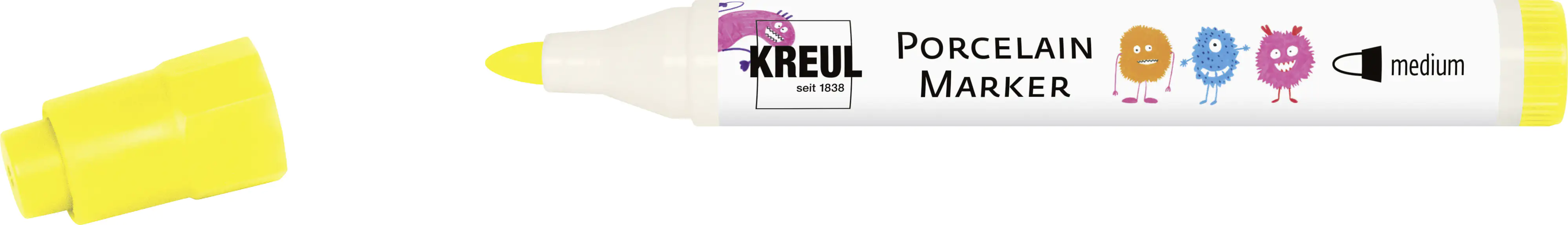 Kreul PorcelainPen easy gelb 1 - 3 mm