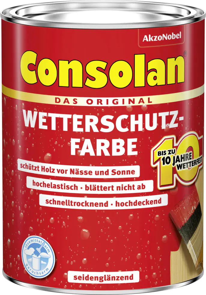 Consolan Wetterschutz-Farbe 0,75 L horizontblau