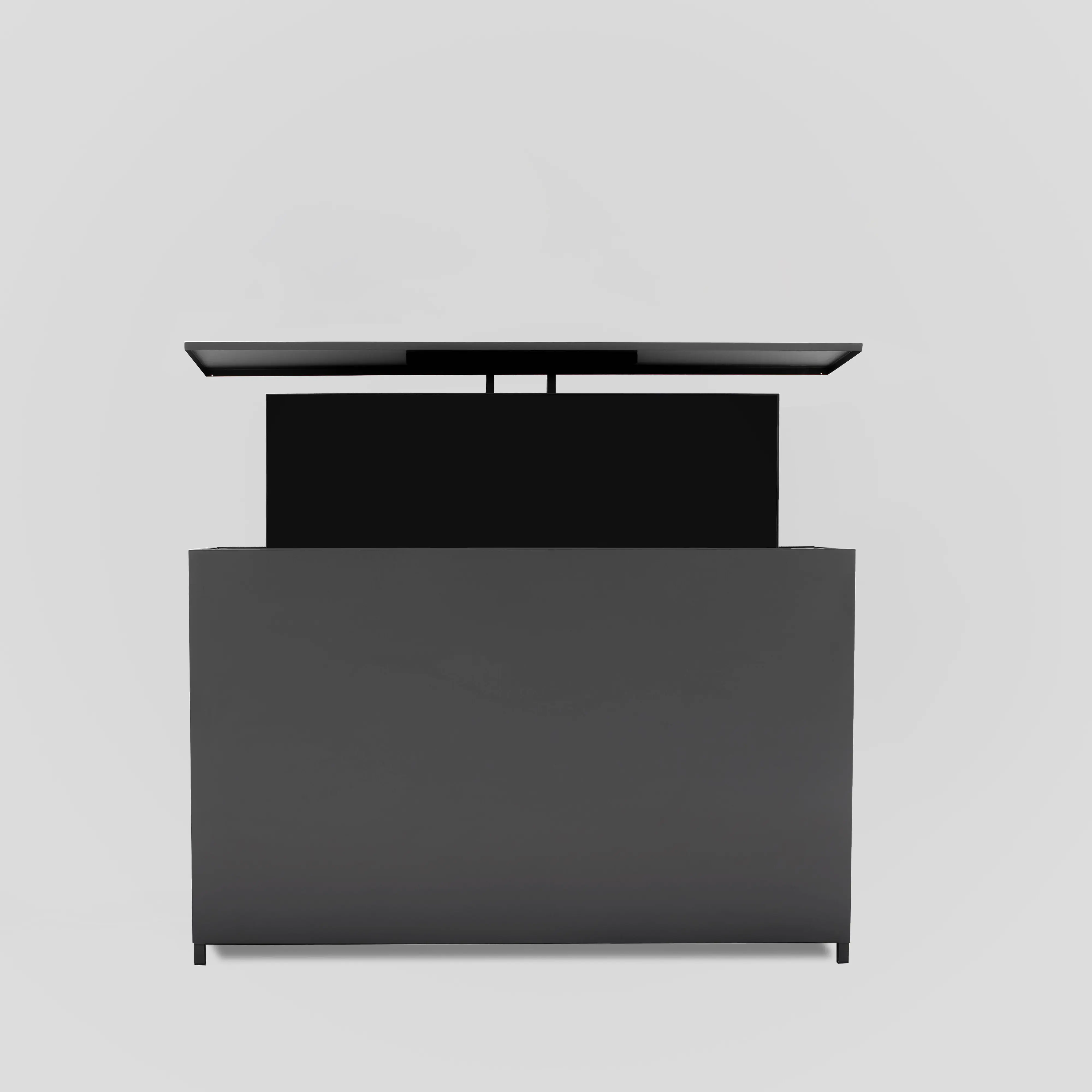 Bellano Living TV Lift Schrank Outdoor dunkelgrau