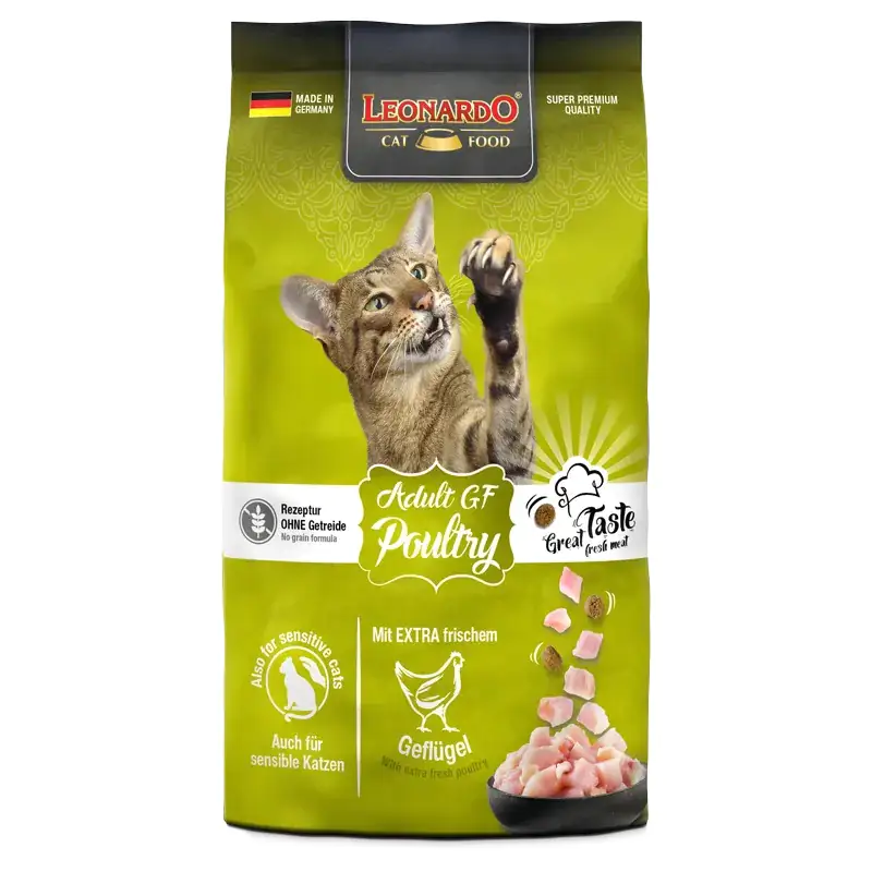 Leonardo Katzentrockenfutter  Leo Ad GF Geflügel 300 g