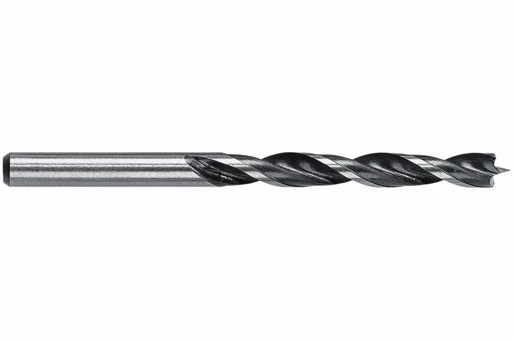 Wolfcraft Holzspiralbohrer CV 7606010 Ø 6 mm Rundschaft