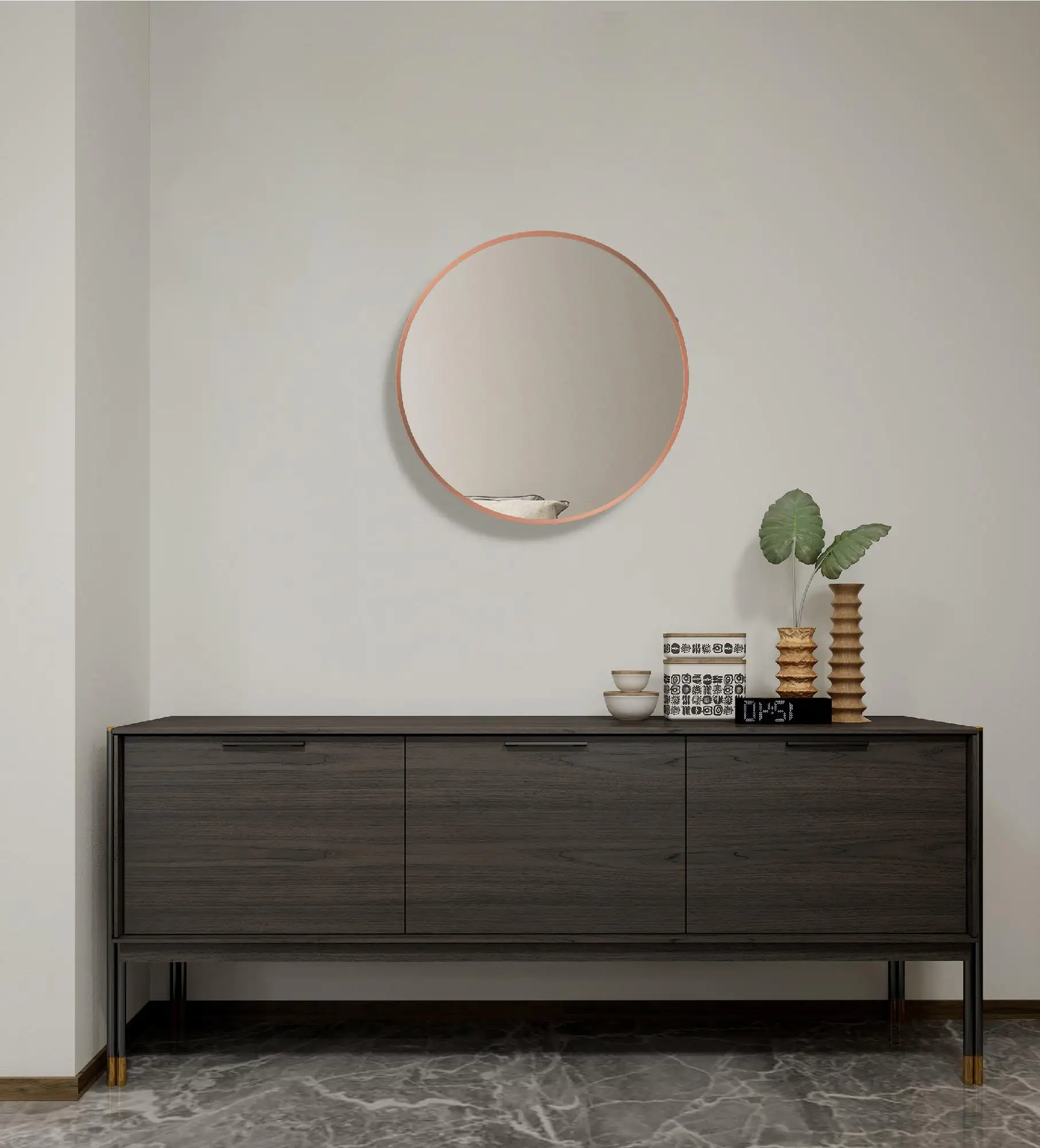 DSK Design Spiegel Copper Excellent Ø60 cm, kupfer