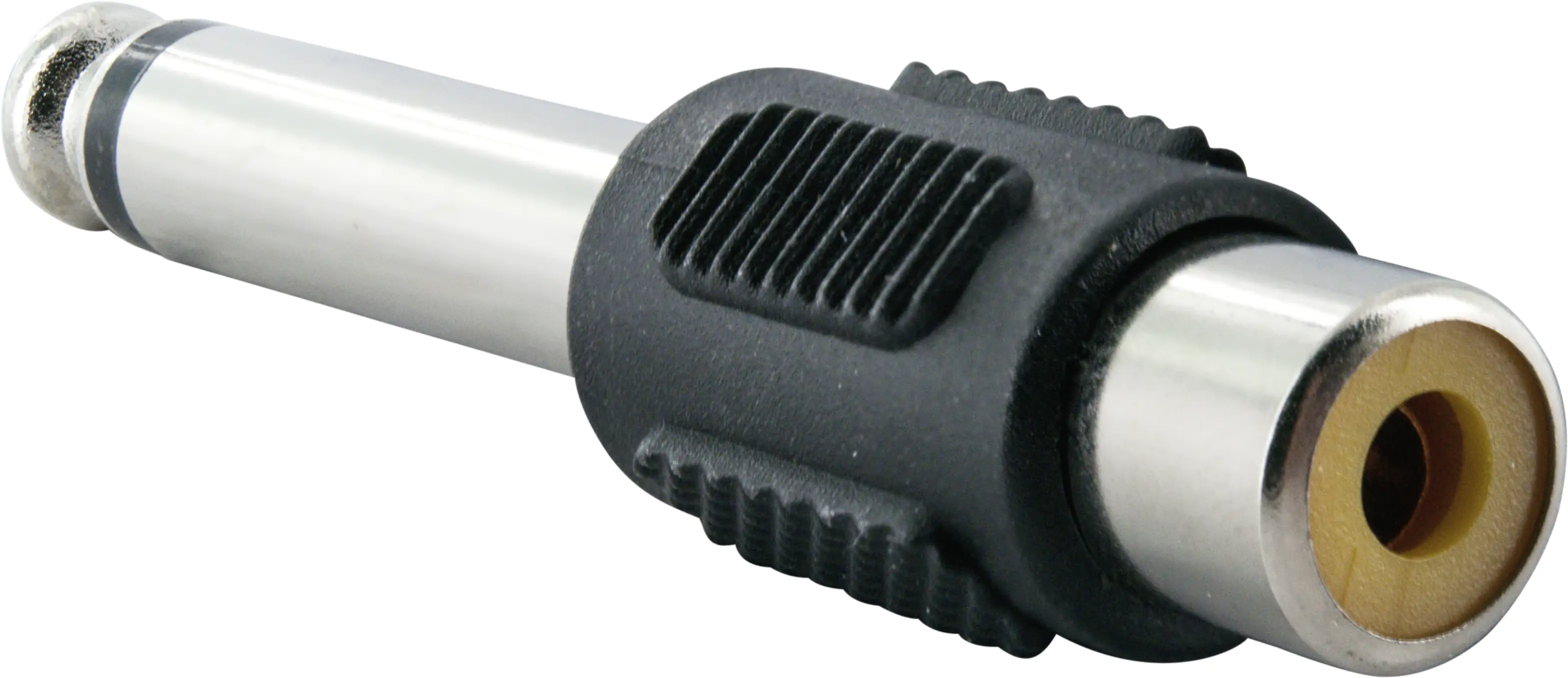 Schwaiger Audio Adapter KHA4010 533 Klinke Cinch schwarz, 1x 6,3mm Klinken Stecker / 1x Cinch Buchse
