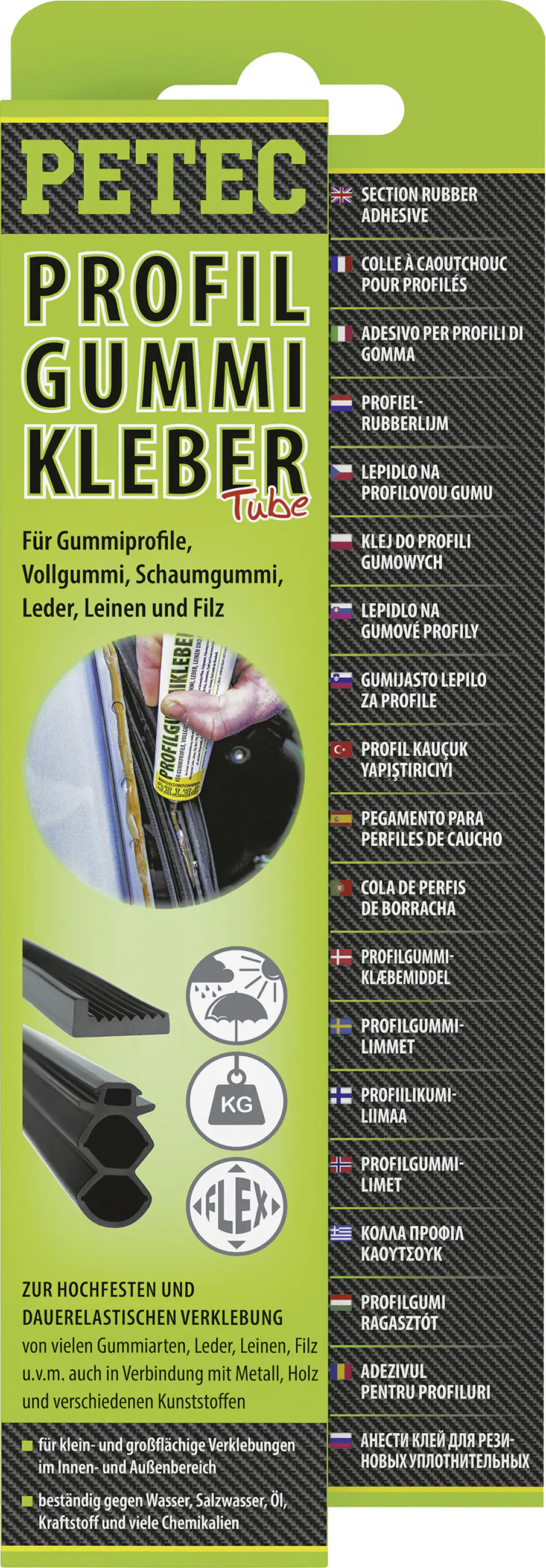 Petec Profilgummikleber Tube 70g