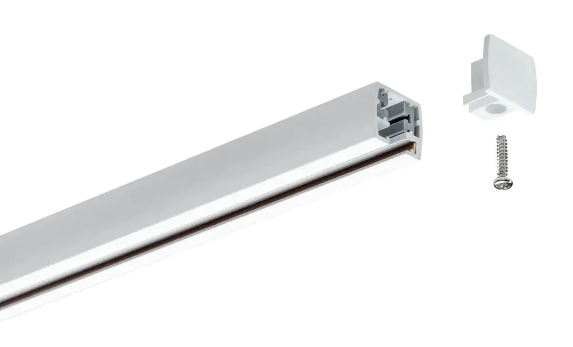 Paulmann URail Universal Endkappen 2er Pack weiß 1,3 x 2,1 cm