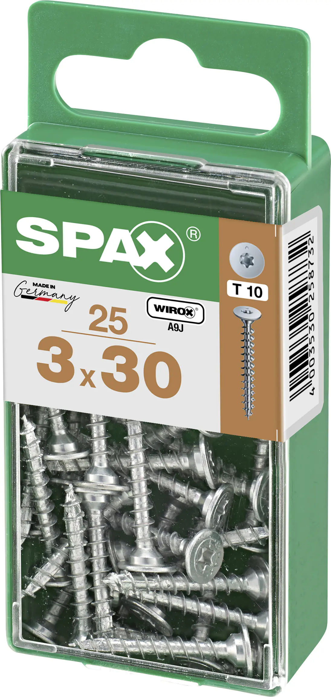 Spax Möbelbauschrauben 3.0 x 30 mm TX 10 - 25 Stk.