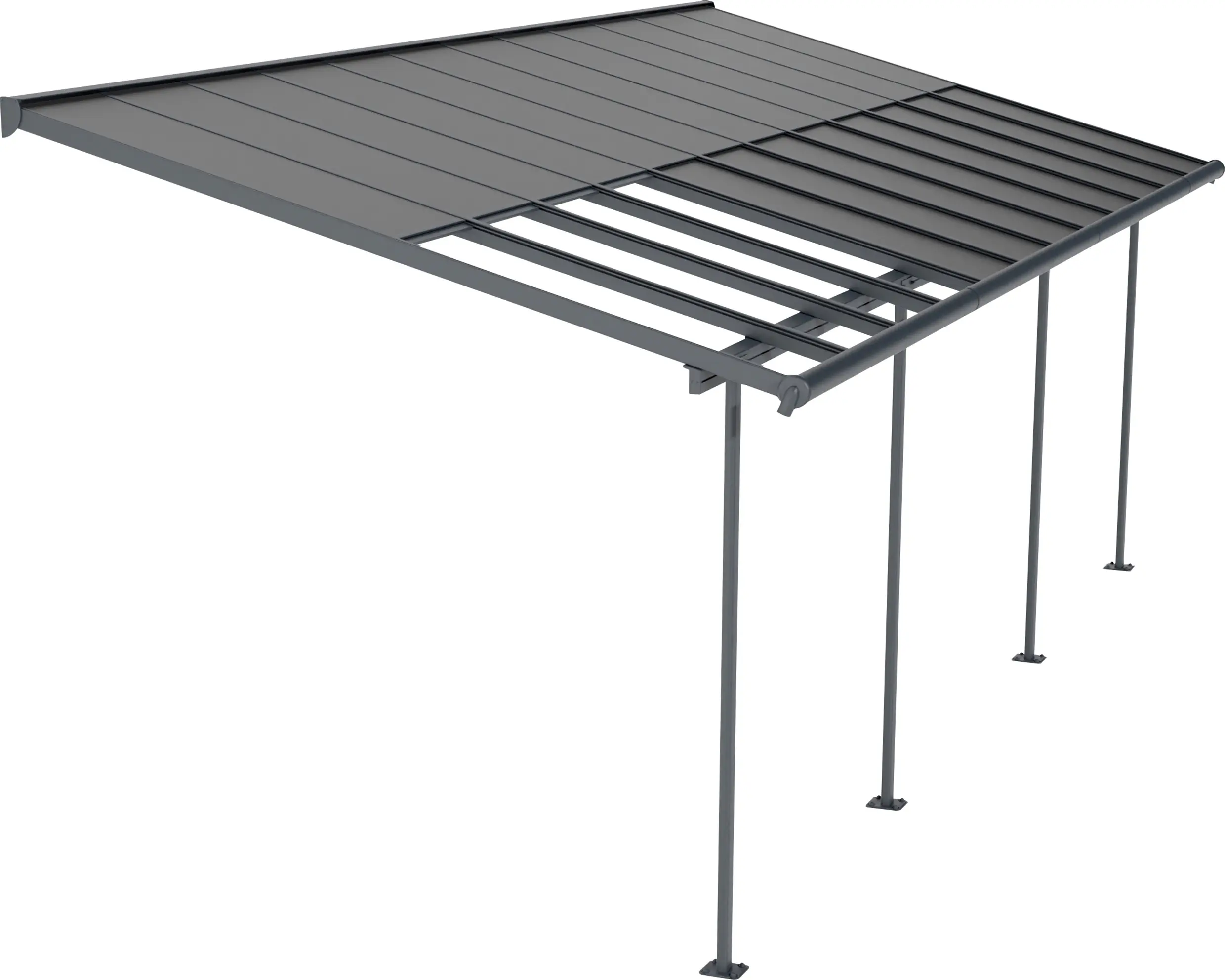 Canopia Terrassenüberdachung Sierra Cabrio 739 x 295 cm grau 