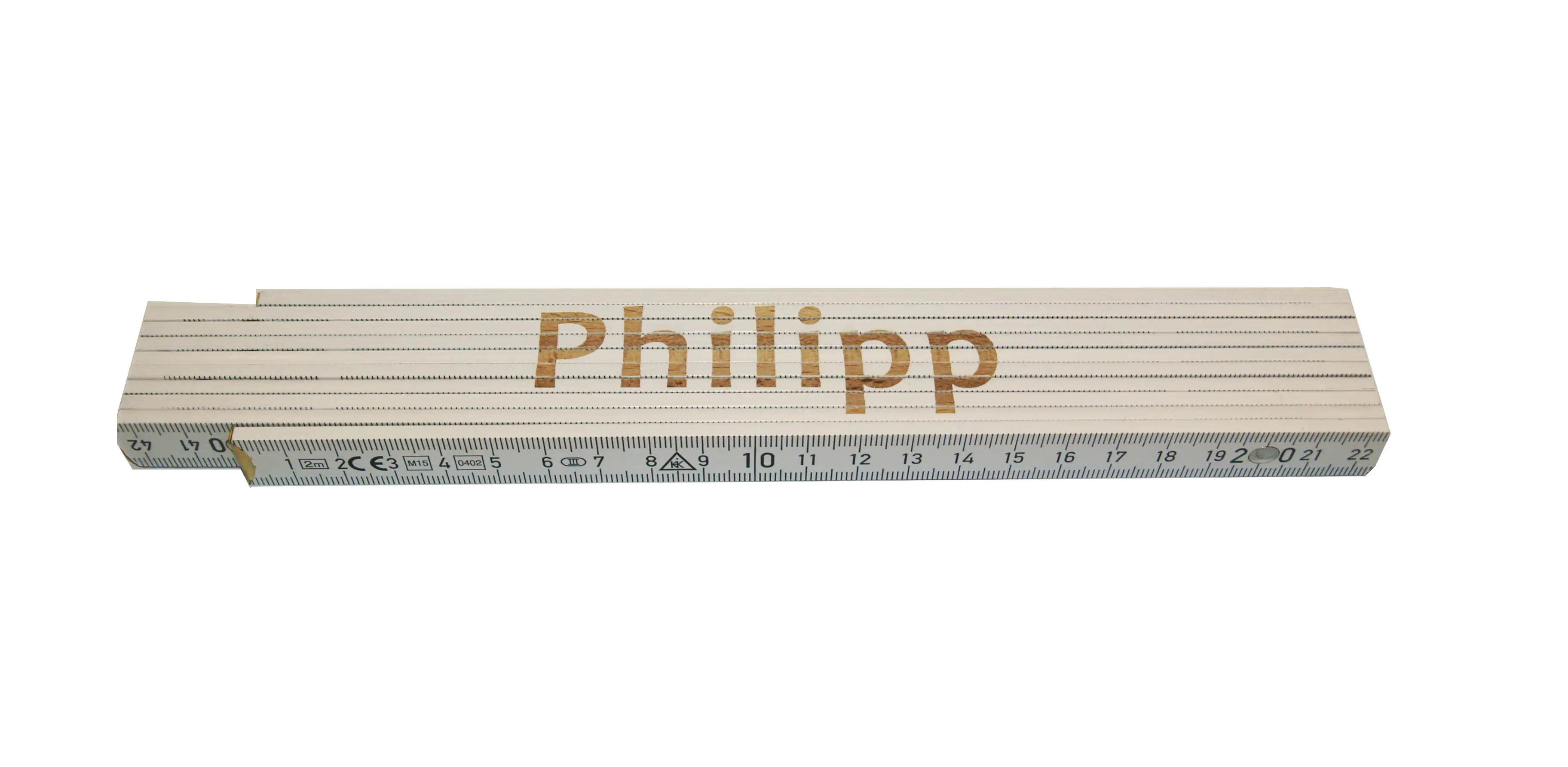 Zollstock Philipp 2 m weiß