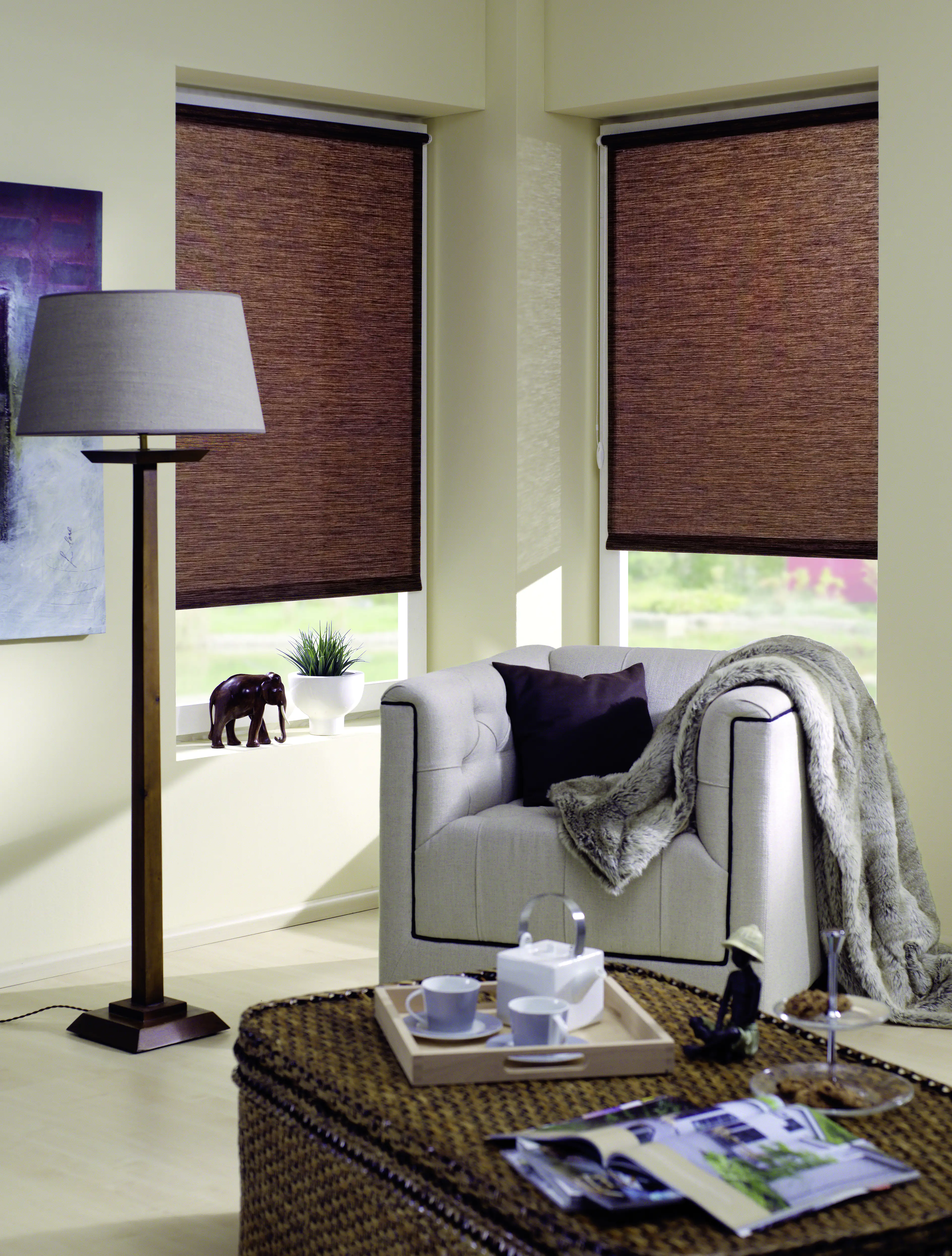 Gardinia EasyFix Rollo Natur 60 x 150 cm