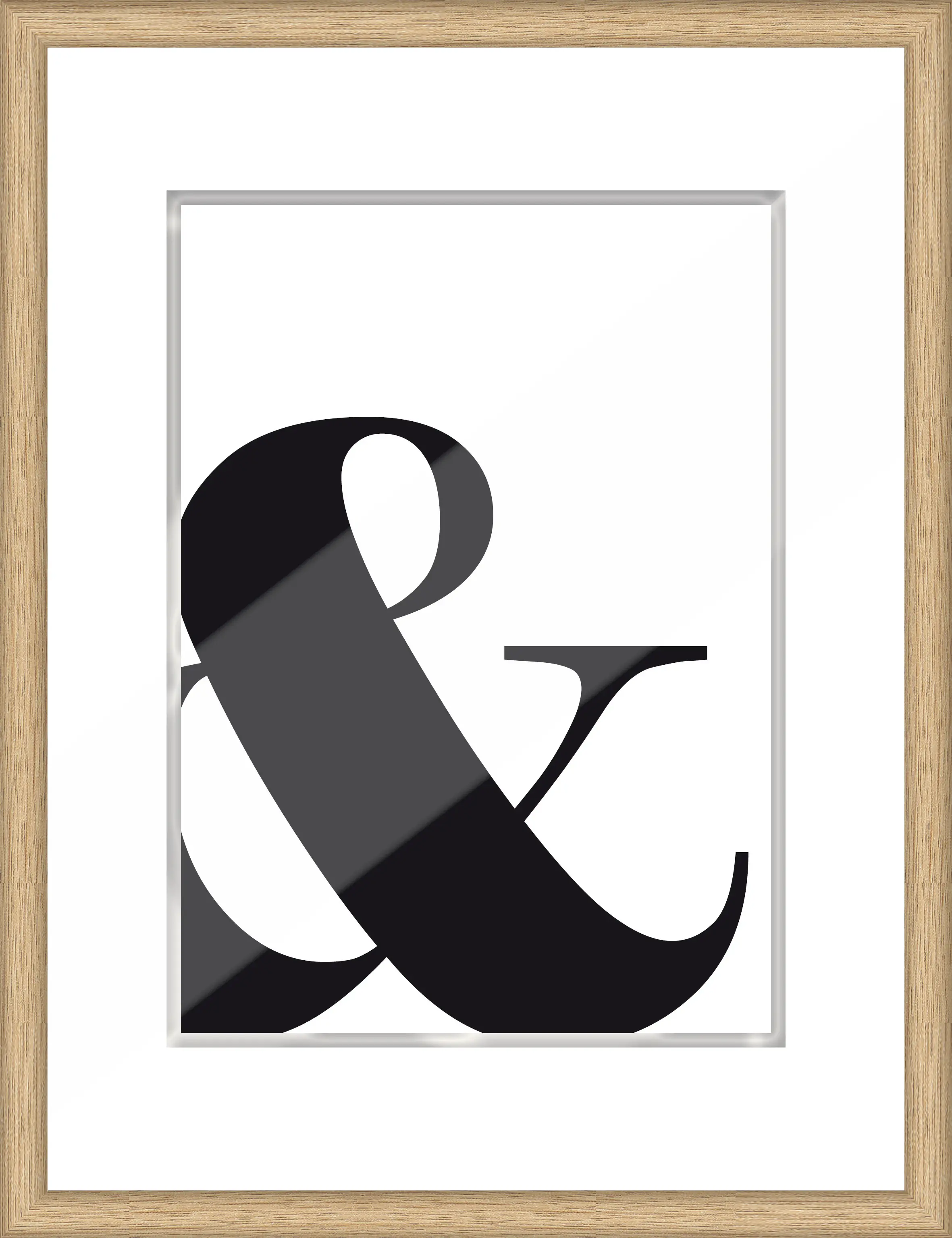 Kunststoff Bilderrahmen Design Frames buche, 18 x 24 cm