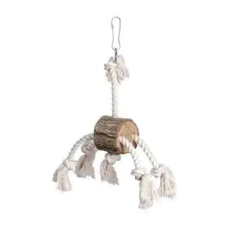 Ollesch Vogelspielzeug Holz 22,5 cm natur