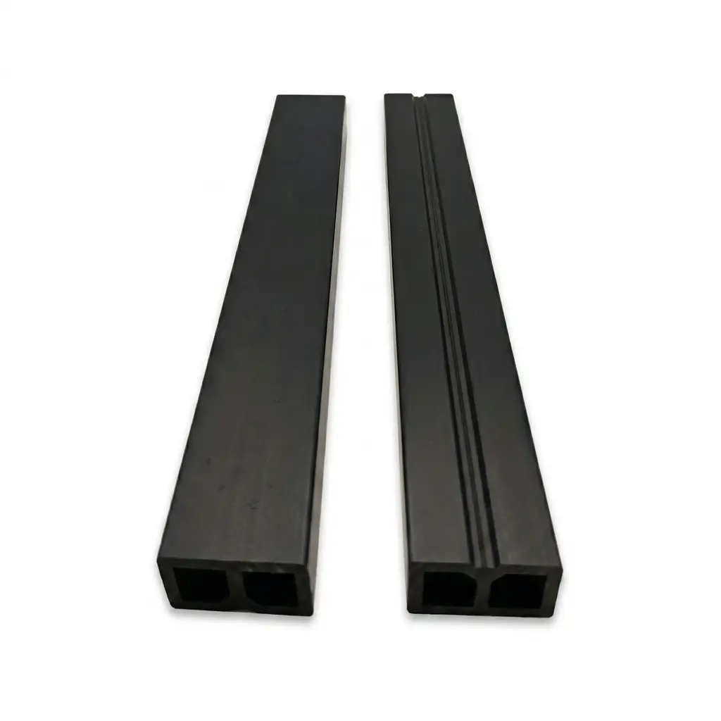 TrendLine Unterkonstruktion Terrassendiele WPC 300 x 5 x 3 cm schwarz