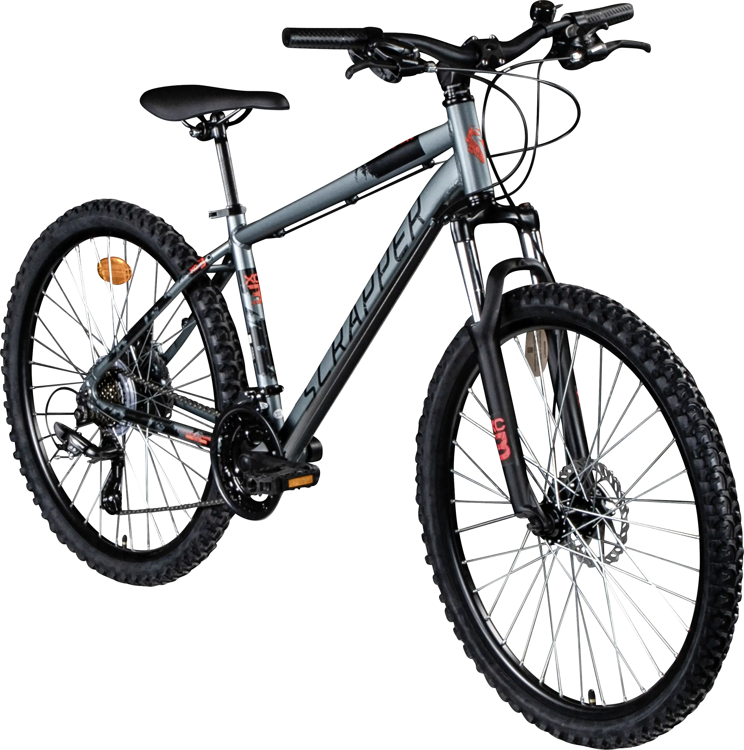 Scrapper Mountainbike XC 3.1 LTD M MTB Hardtail 26 Zoll RH 44cm 21-Gang silber rot