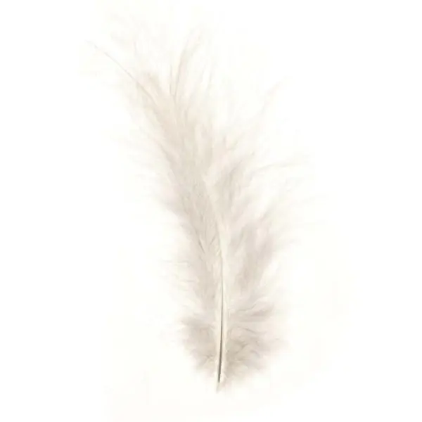 Glorex Marabufedern weiß ca. 15 Stück